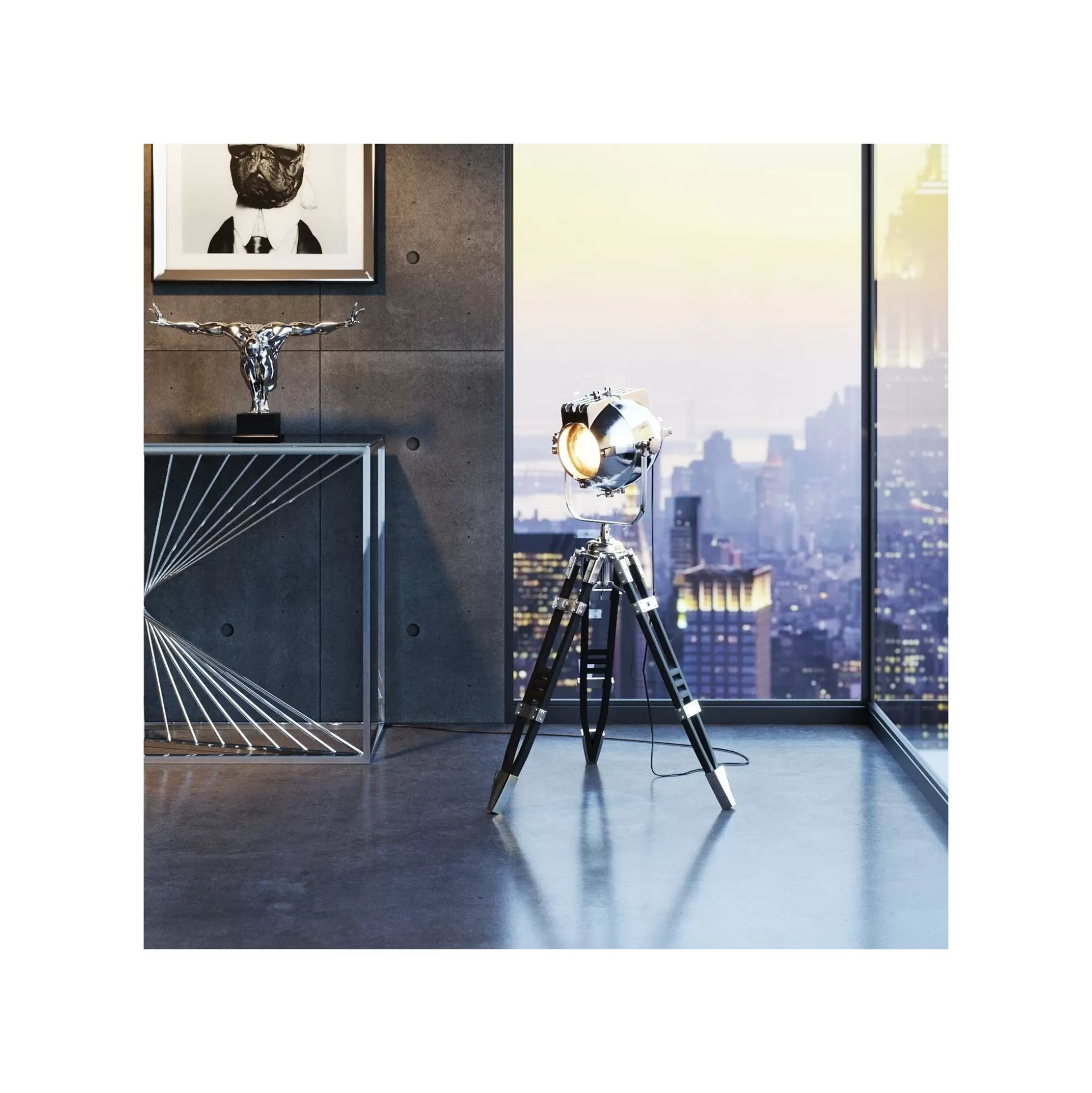 Lampadaire Shooting 105cm ^KARE Design Shop