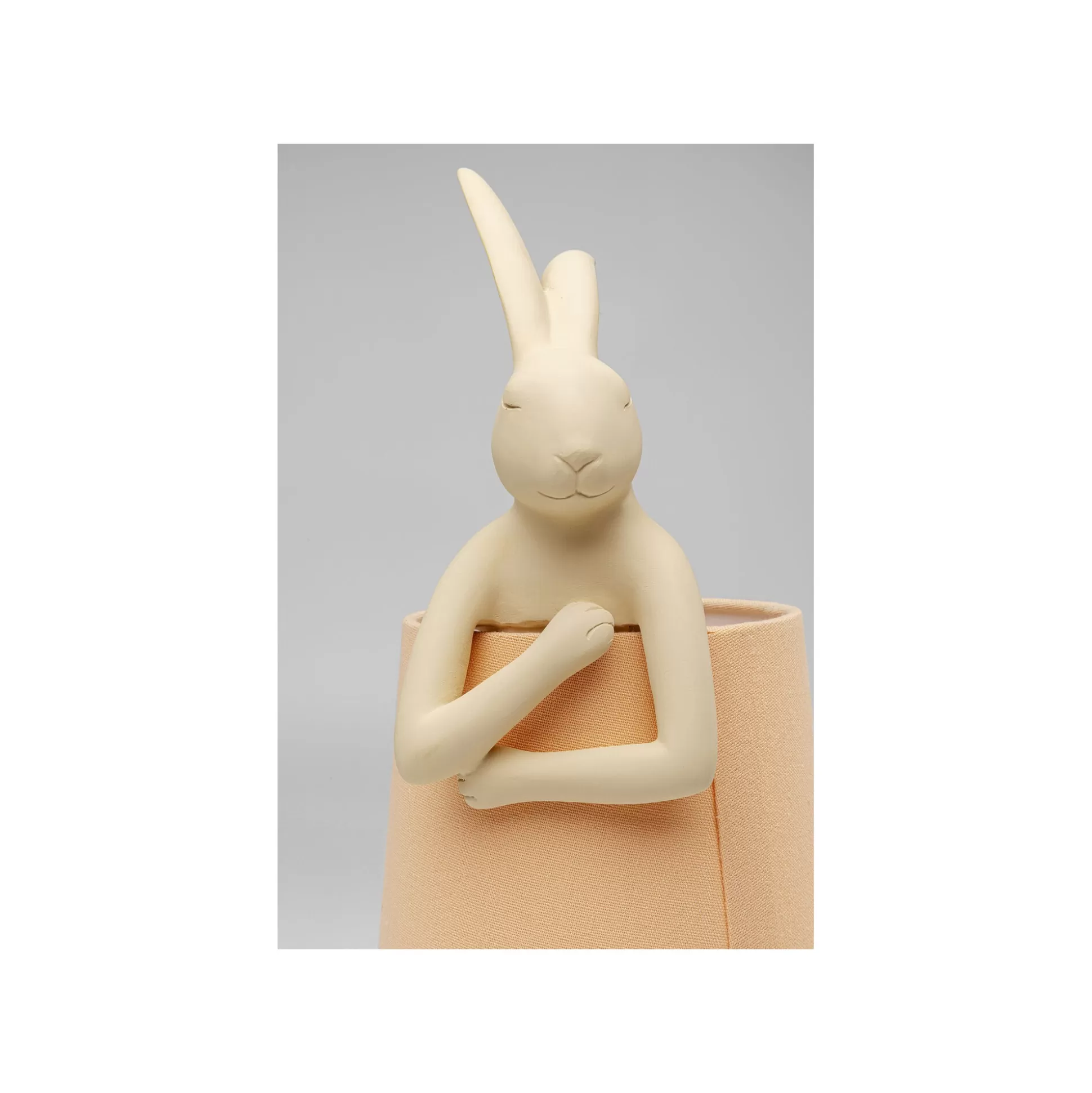 Lampe Animal Lapin Beige Et Pêche 50cm ^KARE Design Outlet