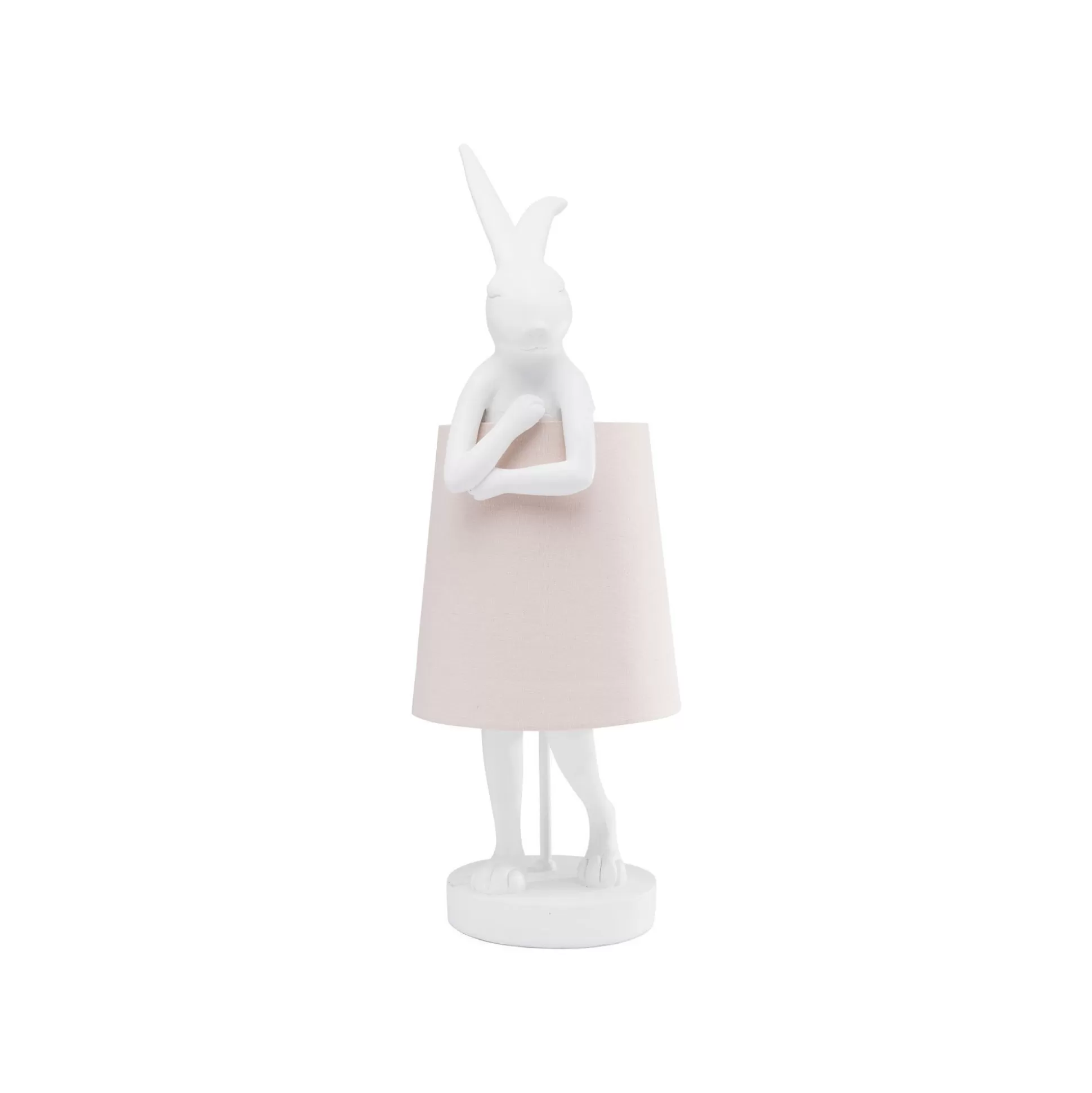 Lampe Animal Lapin Blanche Et Rose 68cm ^KARE Design Outlet