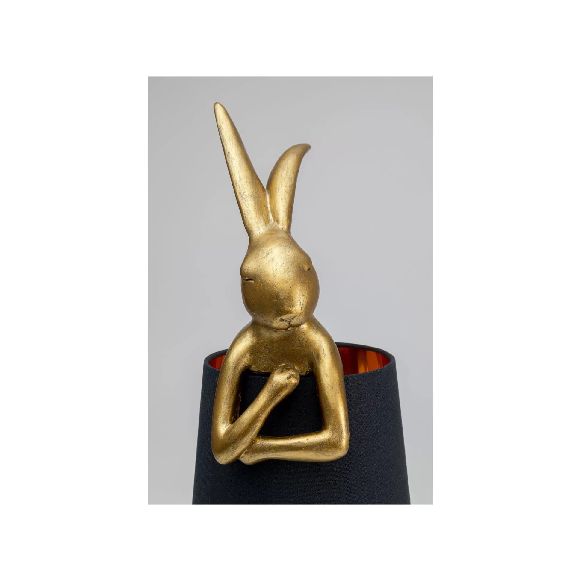 Lampe Animal Lapin Dorée Et Noire 68cm ^KARE Design Best