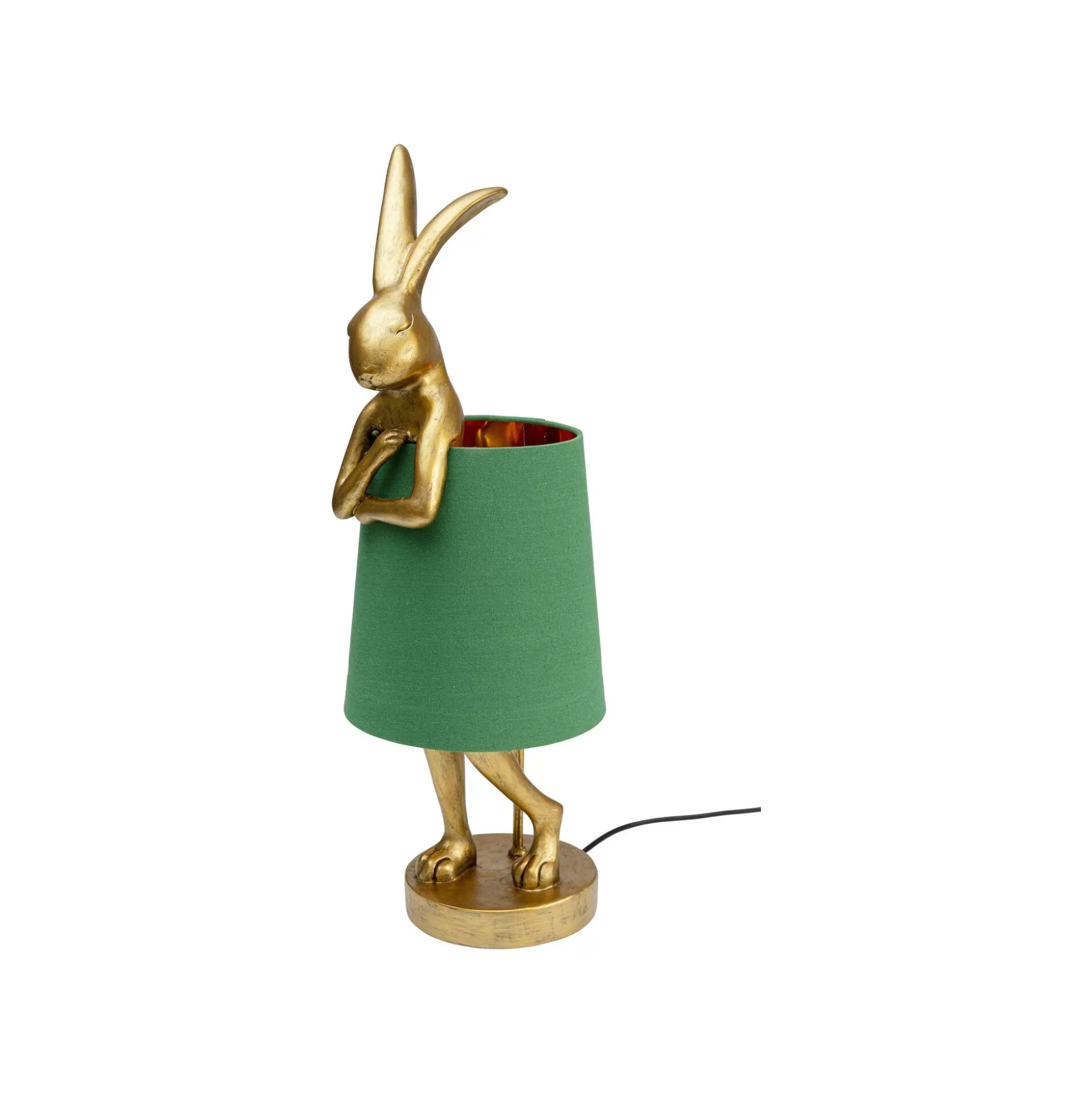 Lampe Animal Lapin Dorée Et Verte 68cm ^KARE Design Cheap