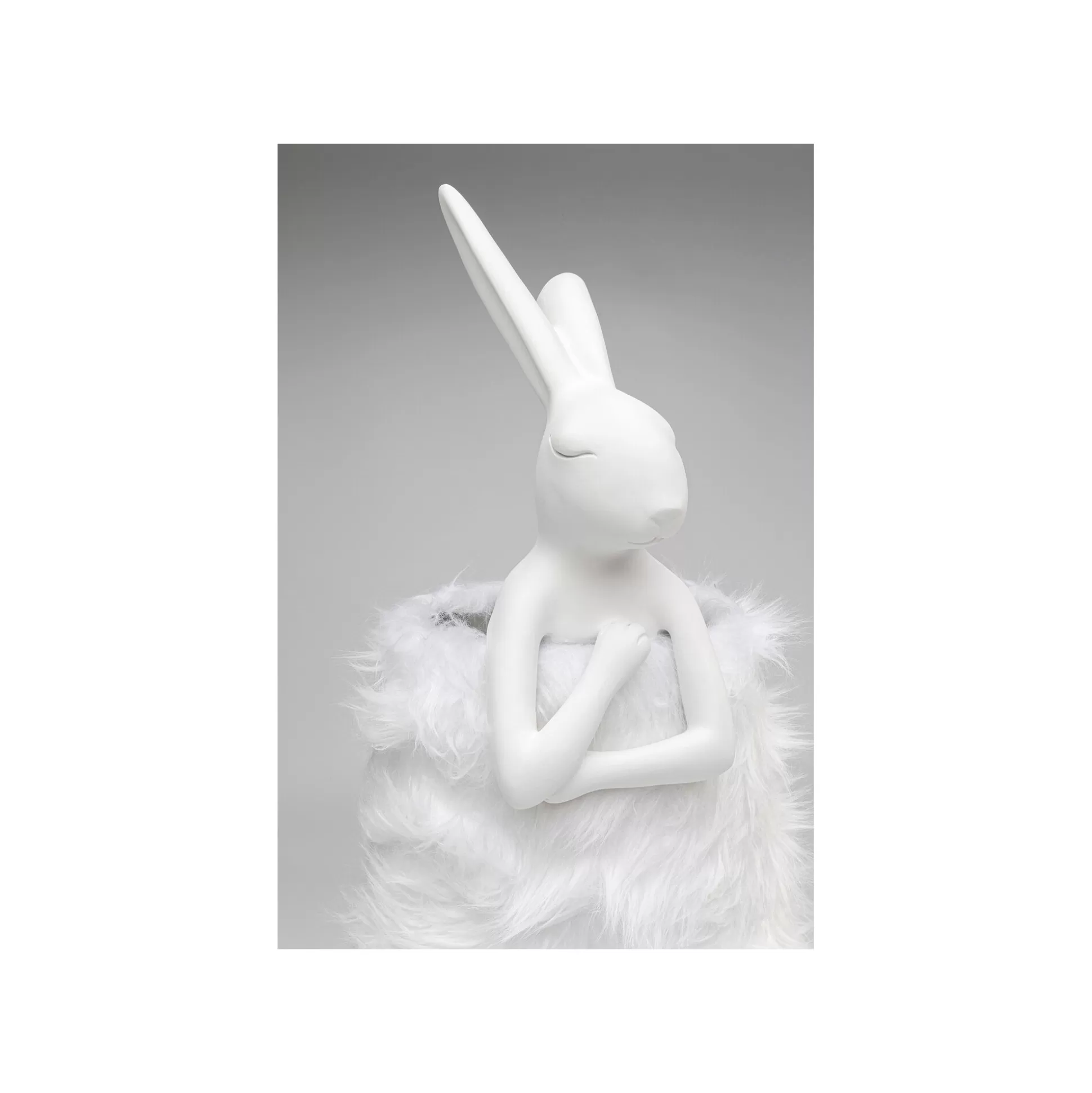 Lampe Animal Lapin Fluff Blanc 68cm ^KARE Design Fashion