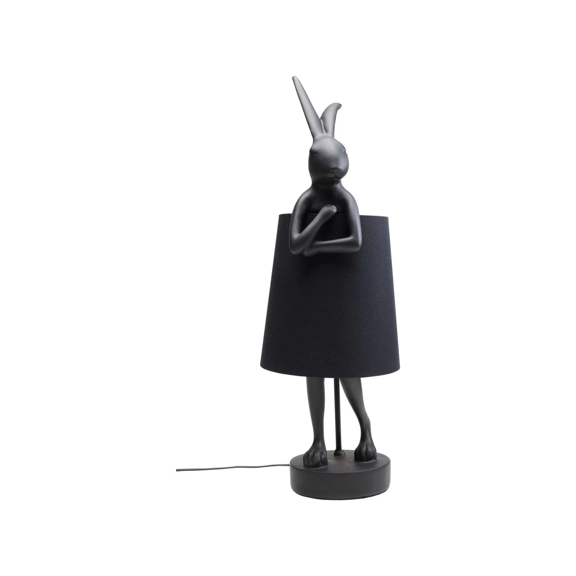 Lampe Animal Lapin Noire 68cm ^KARE Design Sale