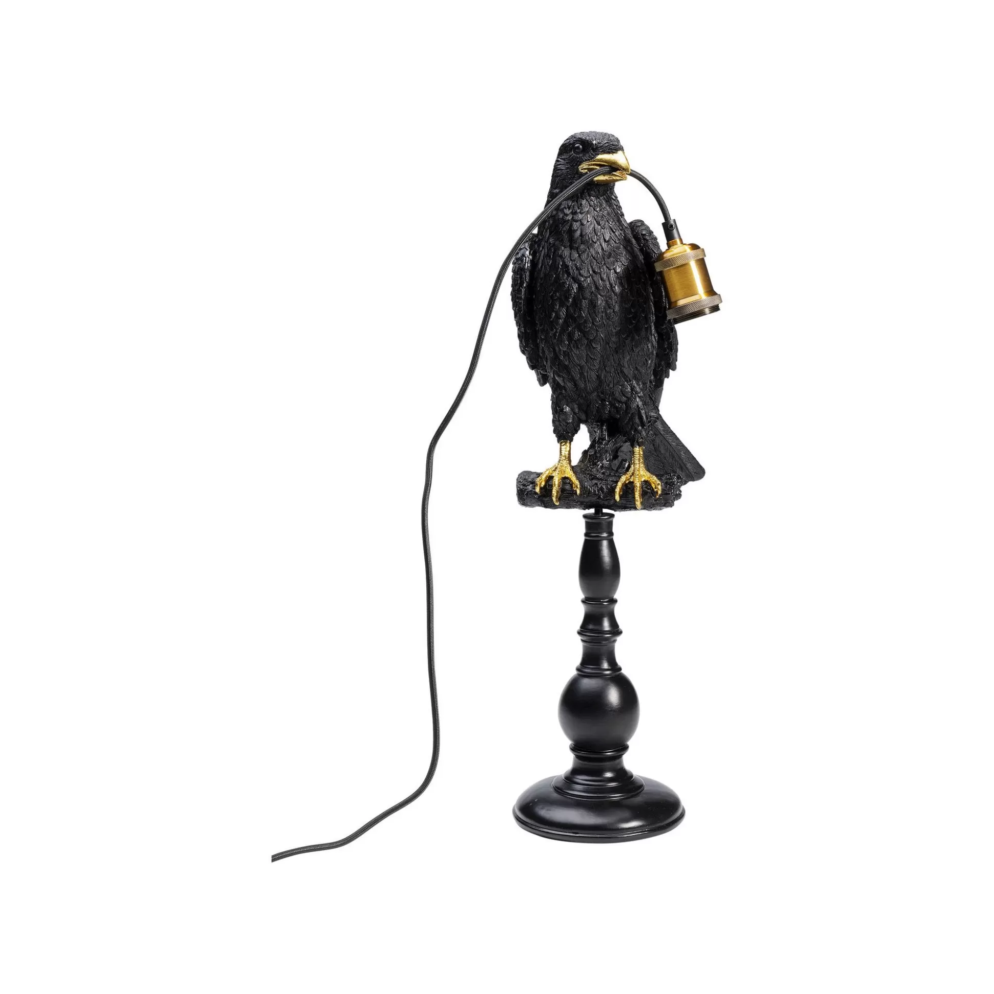 Lampe Corbeau Noir Perché ^KARE Design Fashion