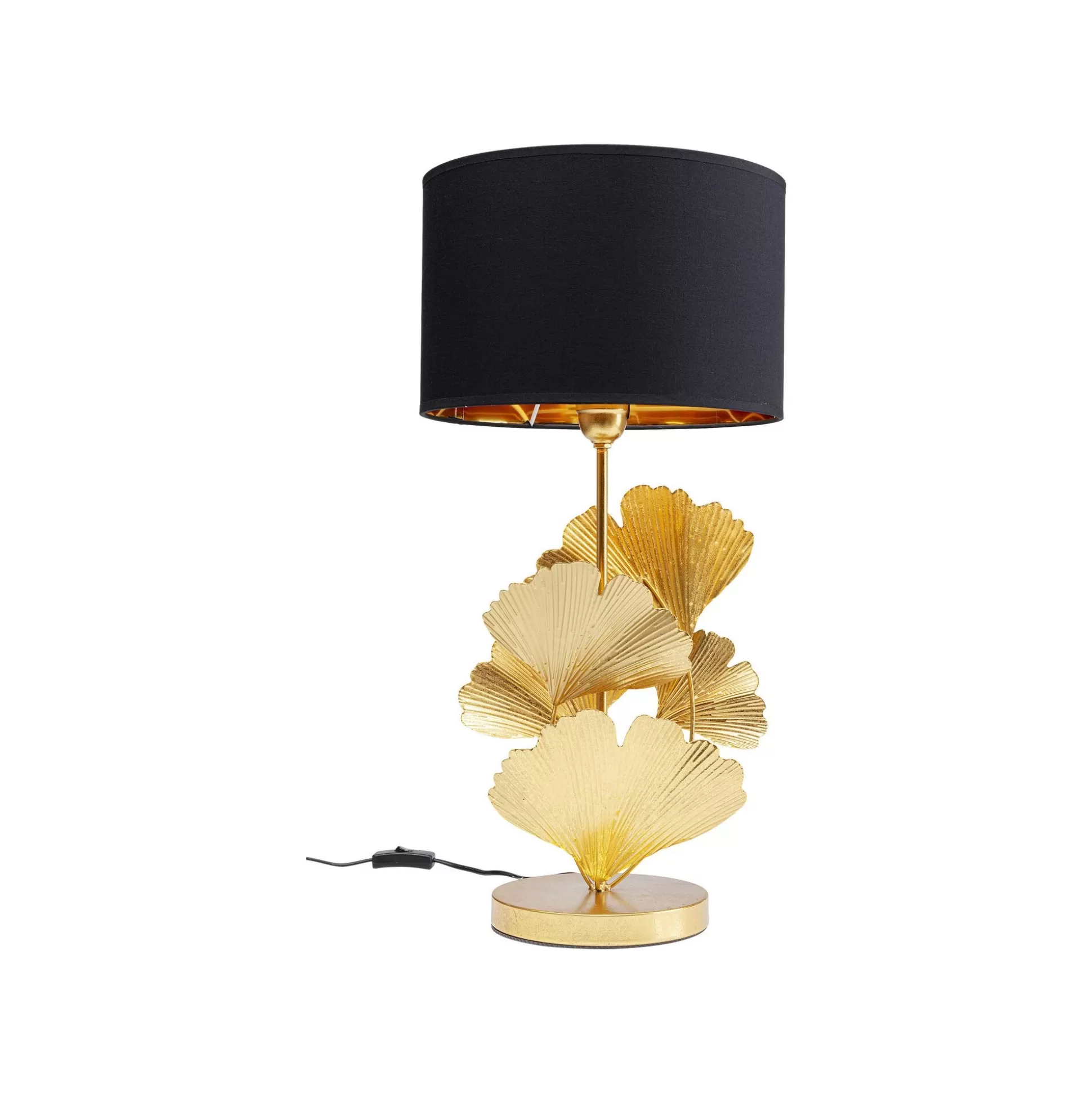 Lampe Feuilles De Ginkgo Dorées Et Noir ^KARE Design Best
