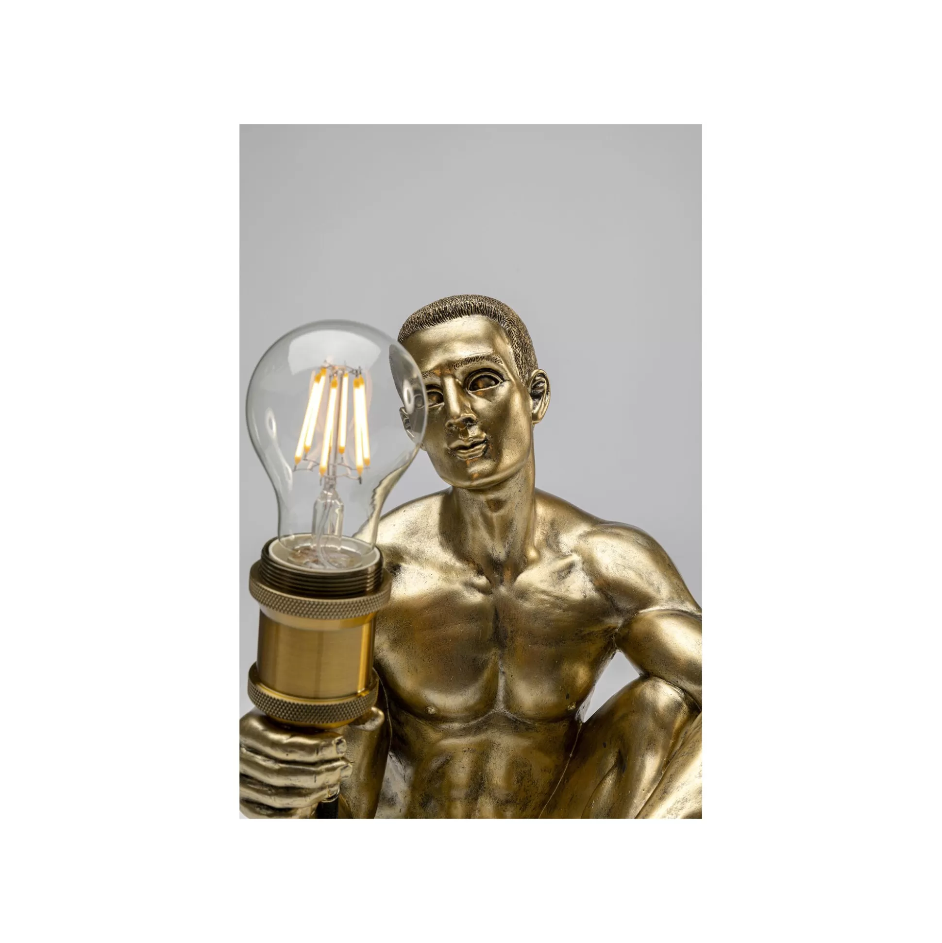 Lampe Homme Assis Doré ^KARE Design Sale