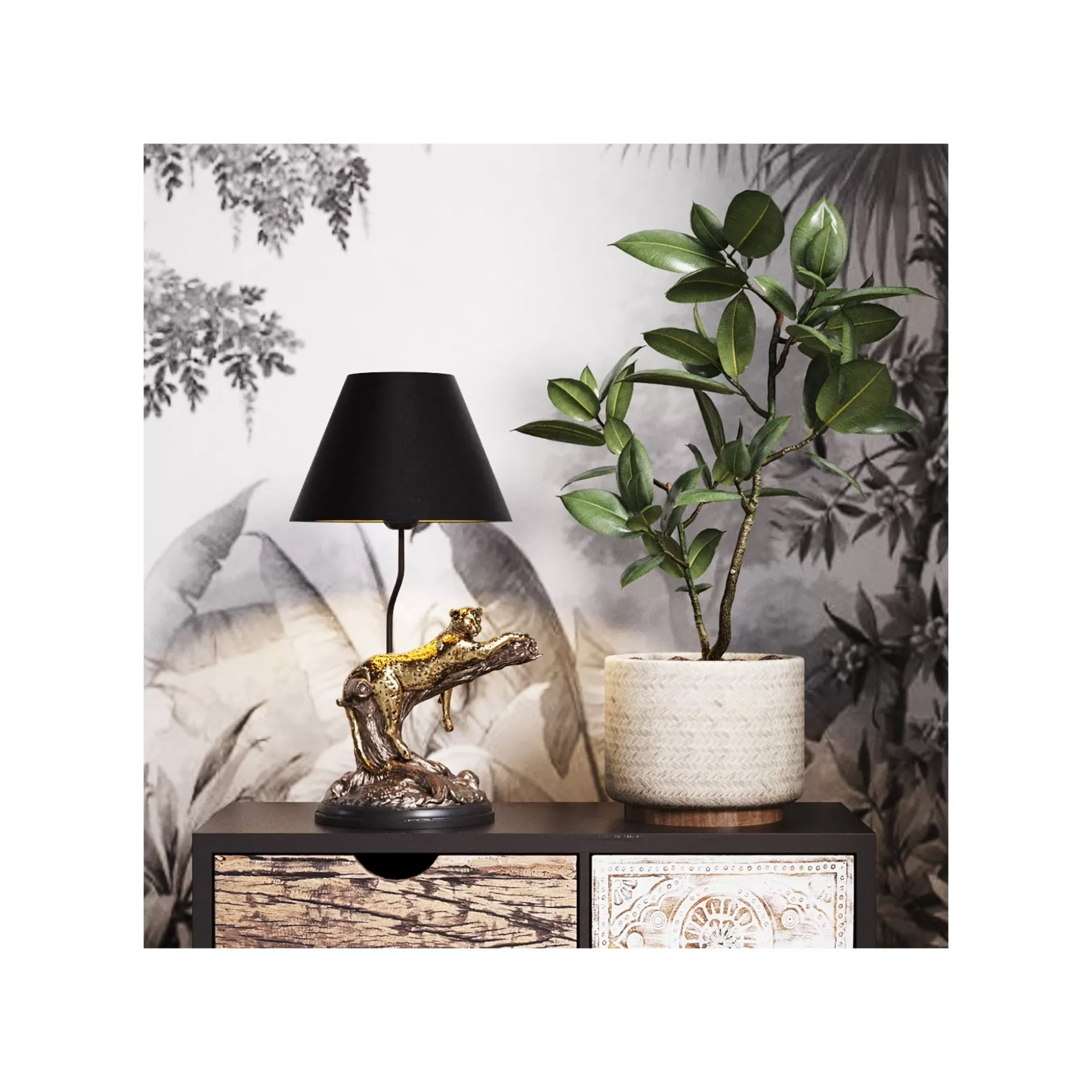 Lampe Léopard Allongé ^KARE Design Outlet