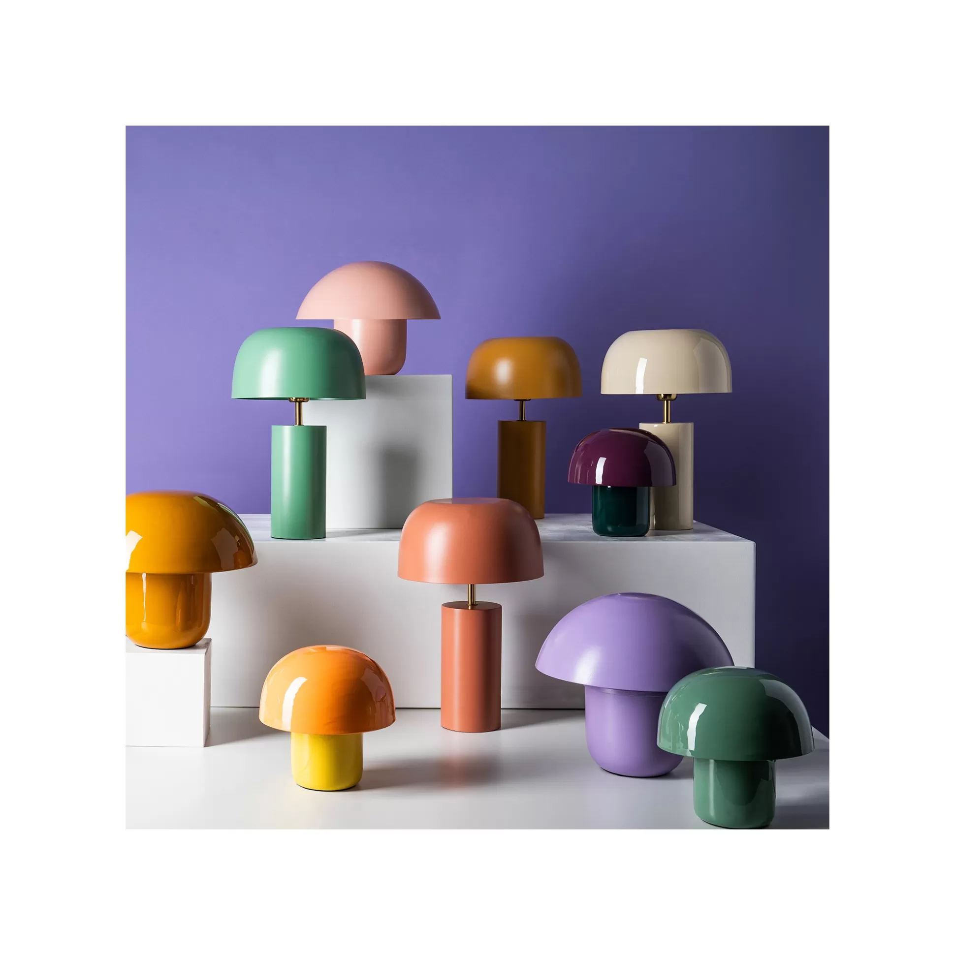 Lampe Mushroom 27cm Rose ^KARE Design Sale