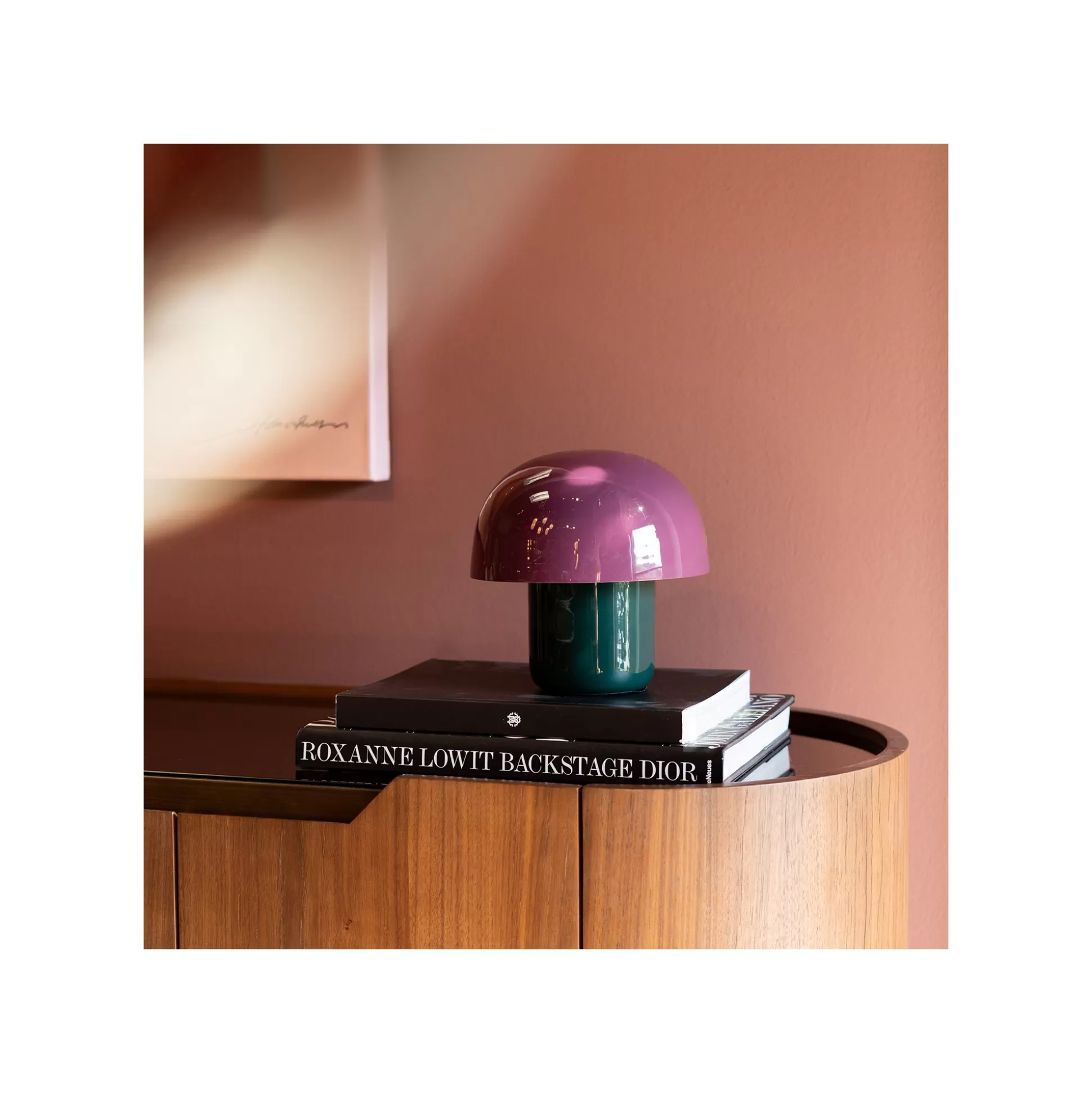 Lampe Mushroom Duo 20cm Violette Et Verte ^KARE Design Outlet