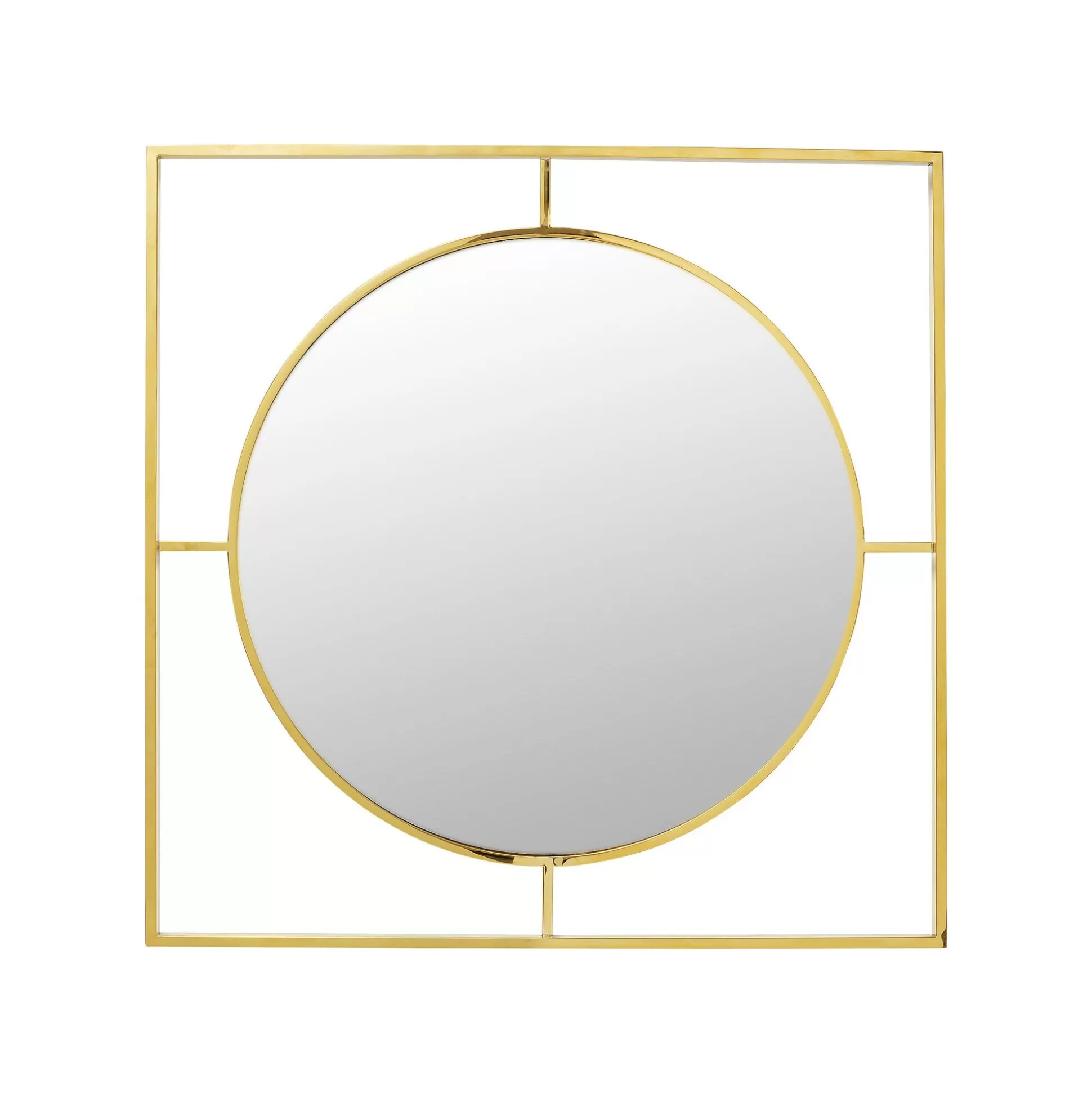 Miroir Stanford 90x90cm Doré ^KARE Design Cheap