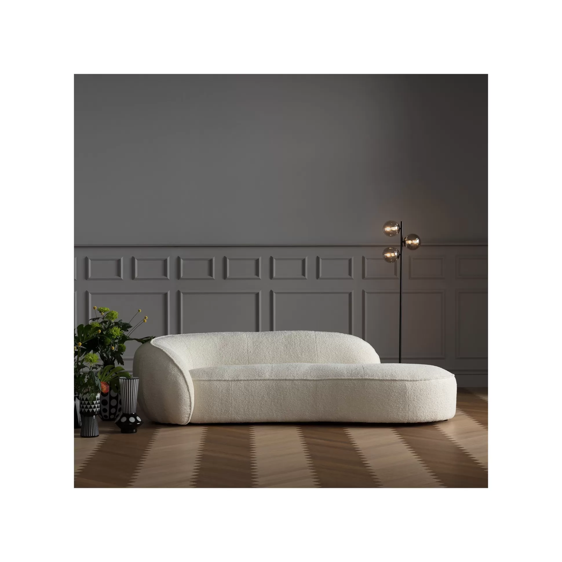 Méridienne Wonder 200cm Crème ^KARE Design Discount