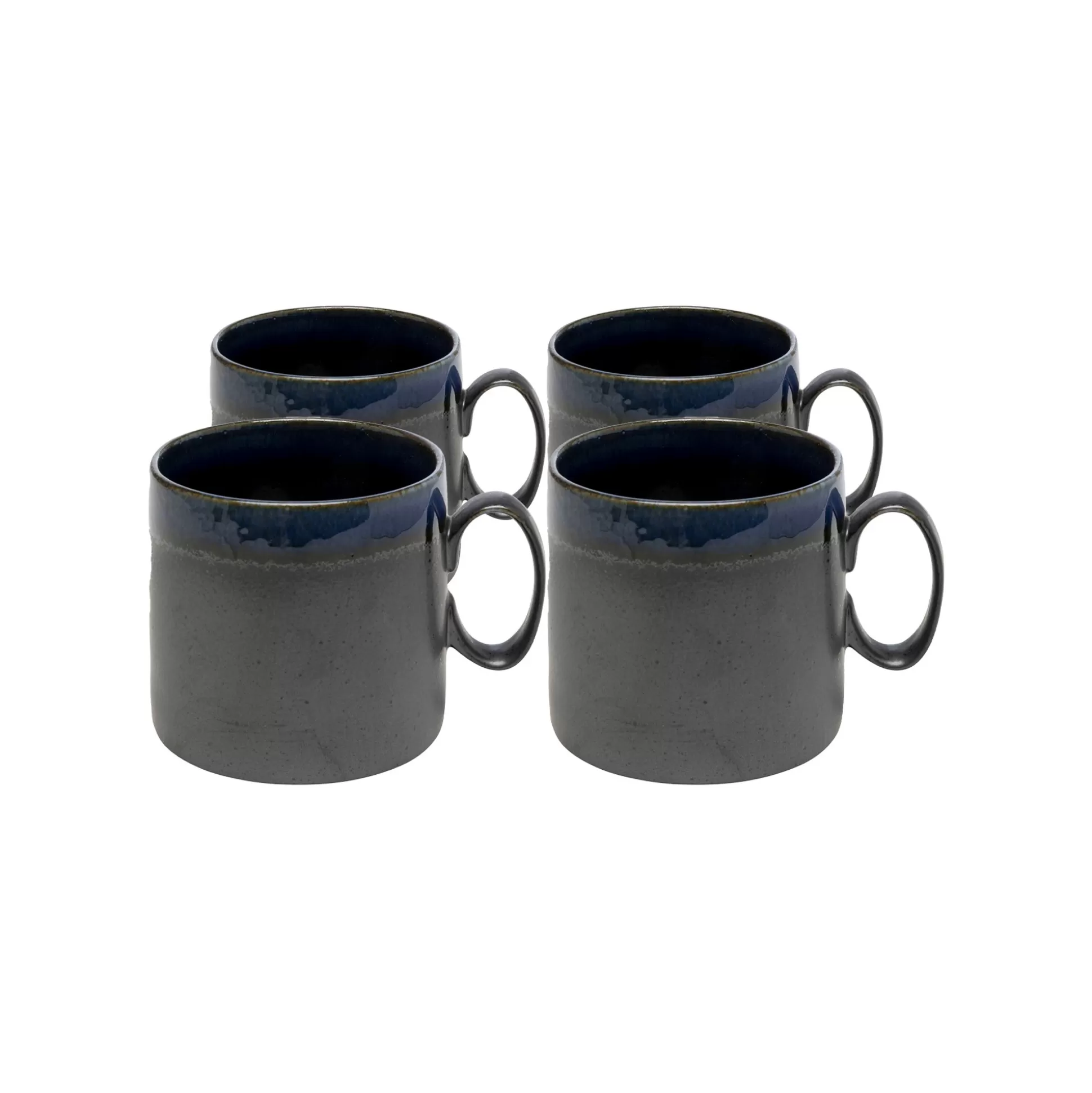 Mugs Kassandra Noirs Set De 4 ^KARE Design Outlet