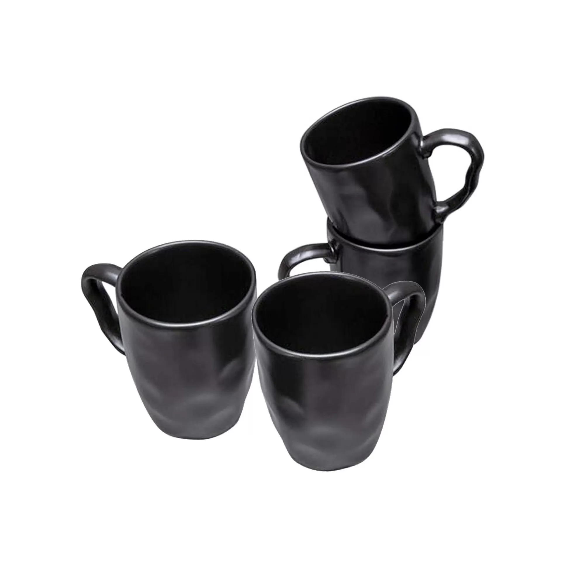 Mugs Organic Noirs Set De 4 ^KARE Design Clearance