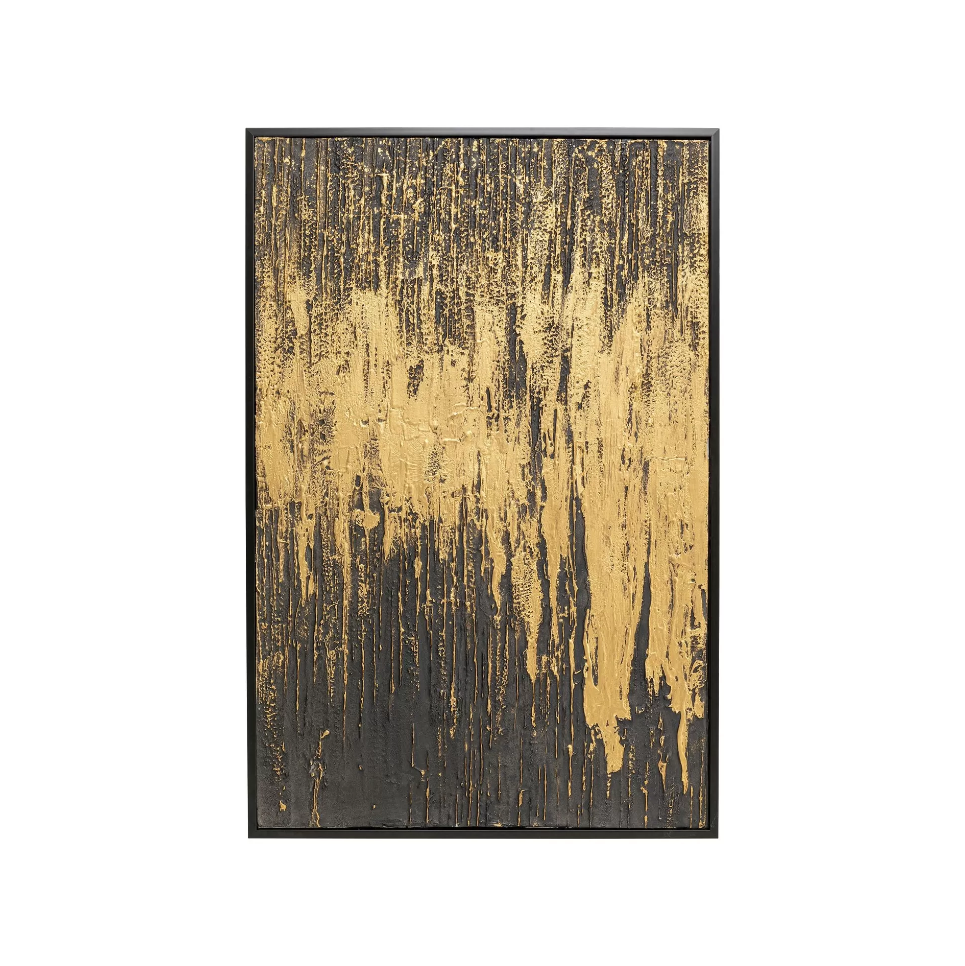 Peinture Frame Abstract Noire 80x120cm ^KARE Design Best Sale