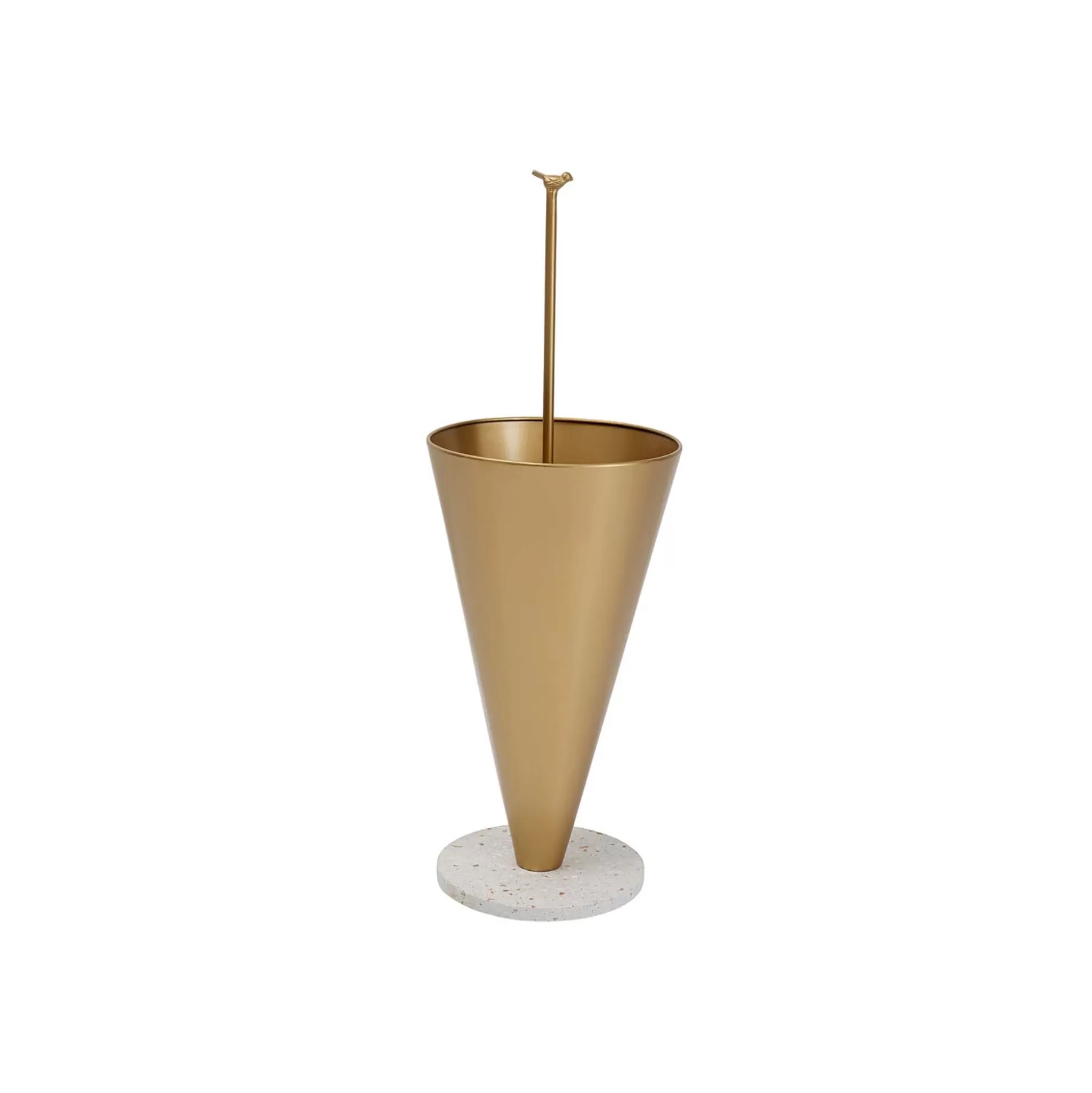 Porte-parapluies Singing In The Rain Doré ^KARE Design Outlet