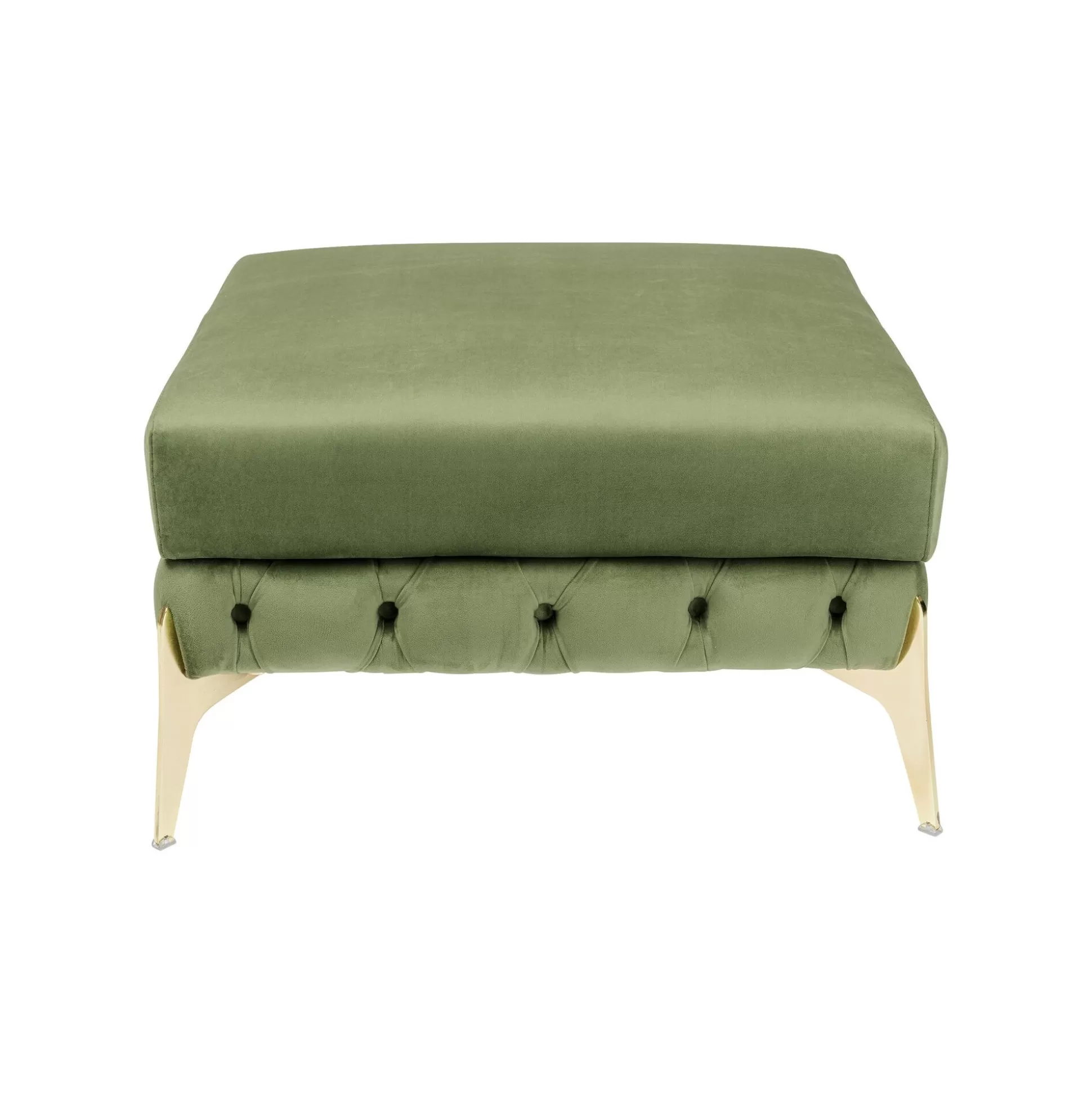 Pouf Bellissima Velours Vert ^KARE Design Sale