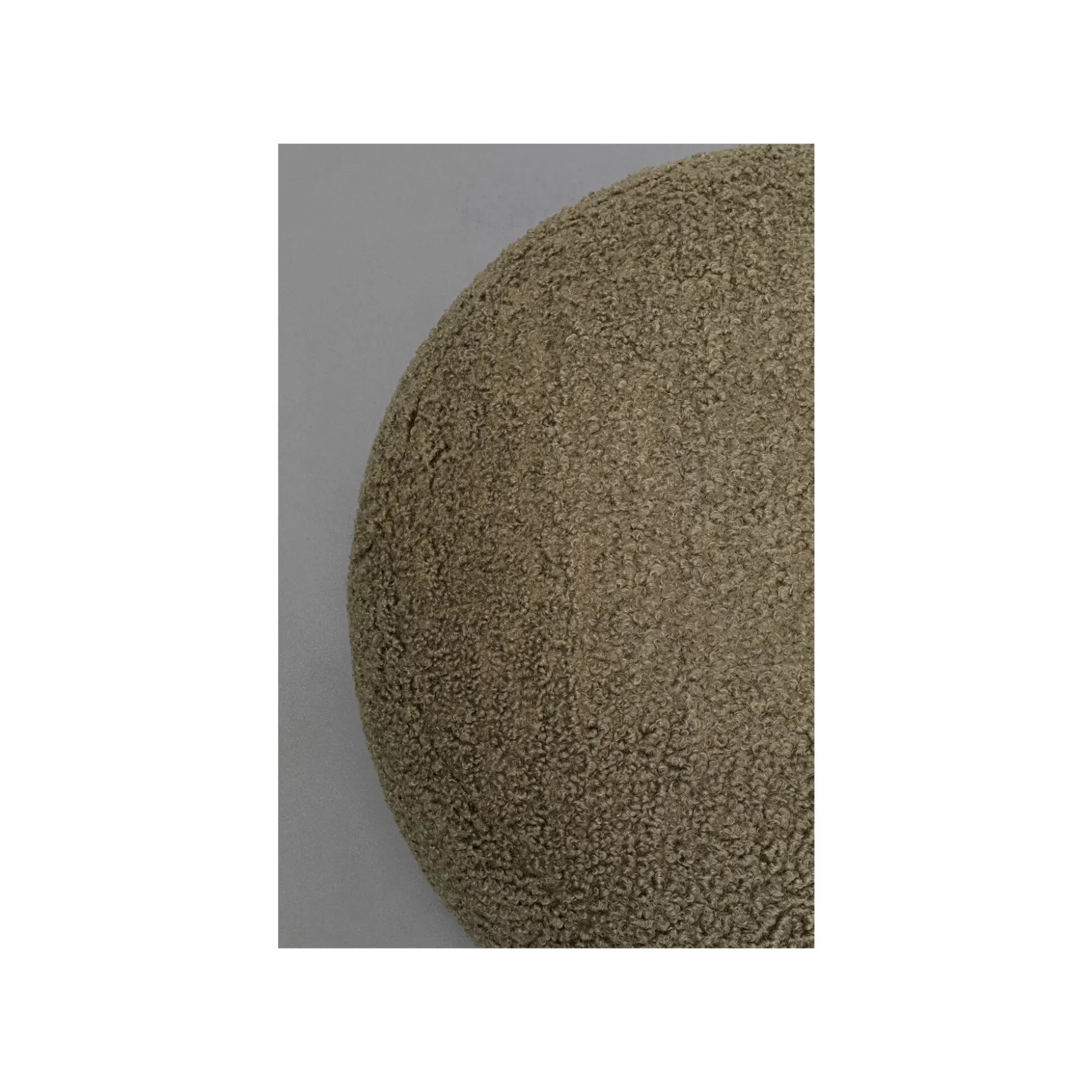 Pouf Pebble Boucle 81cm Vert ^KARE Design Outlet