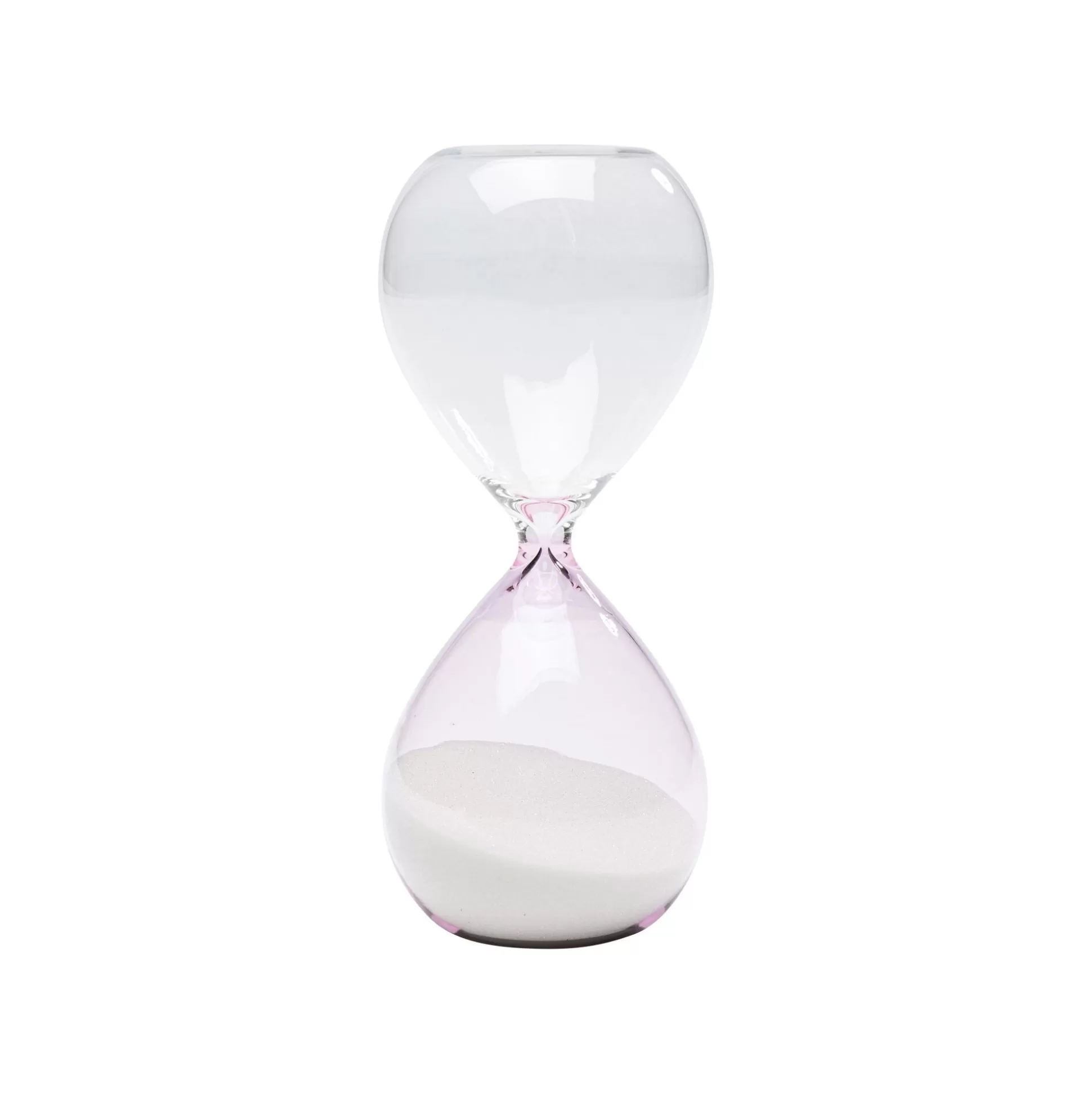 Sablier Timer Transparent Et Blanc 17cm ^KARE Design New