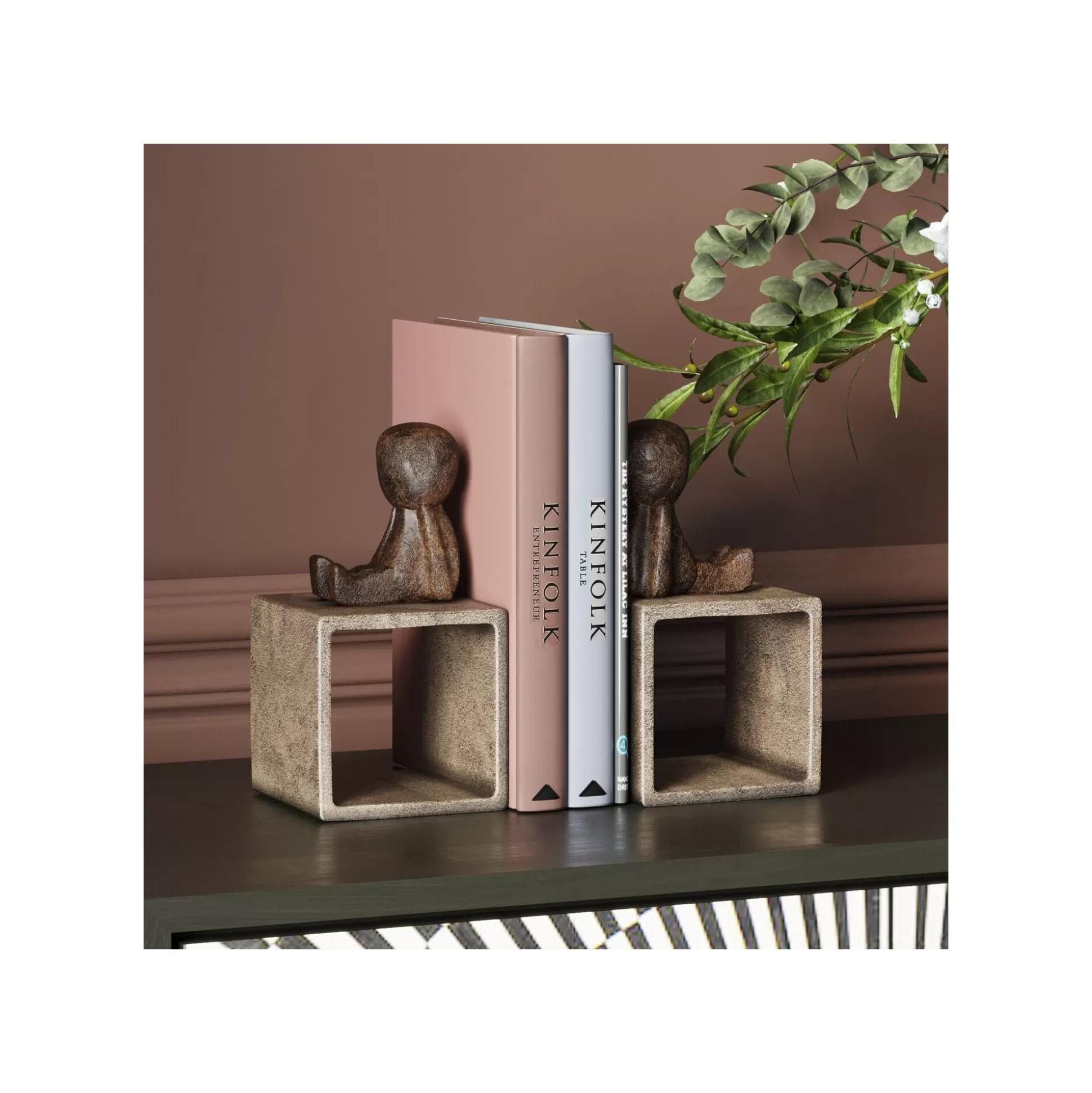 Serre-livres Bonhommes Assis Set De 2 ^KARE Design Discount