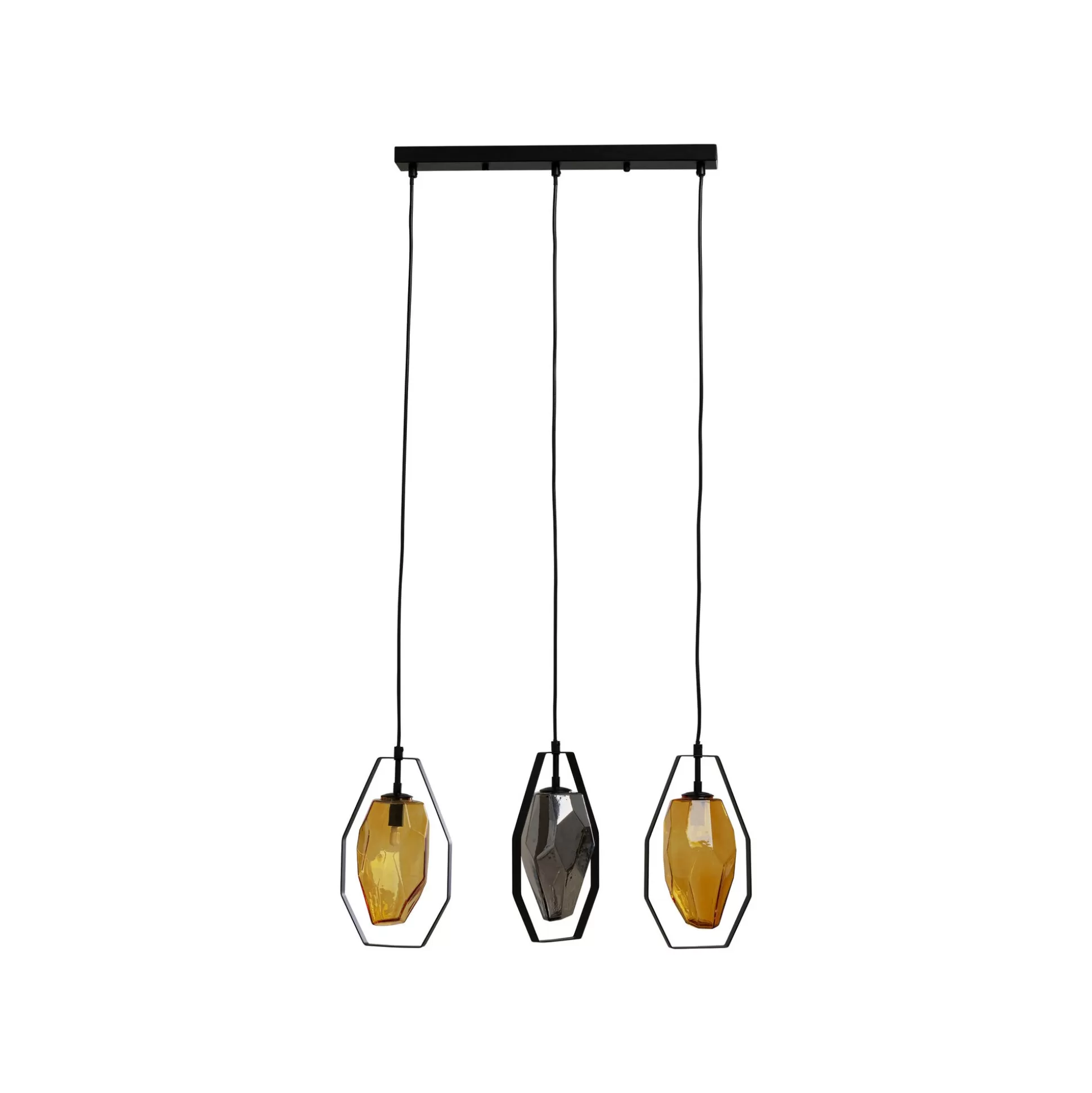 Suspension Diamond Fever Noire 67cm ^KARE Design Outlet