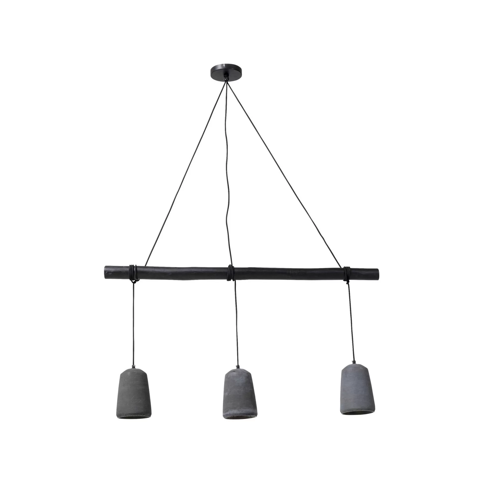 Suspension Dining Concrete 3 Noire ^KARE Design Hot