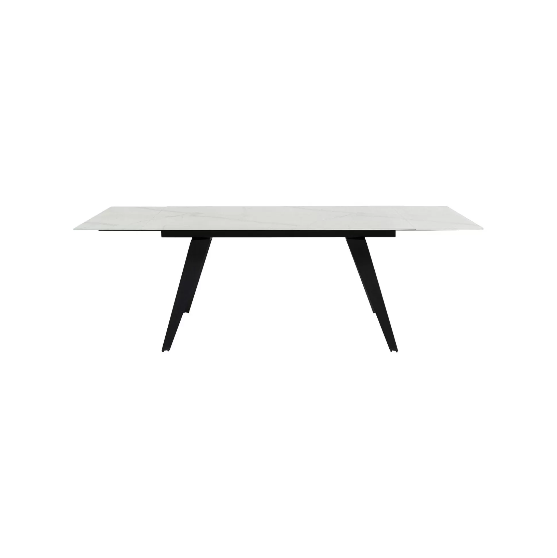 Table à Rallonges Amsterdam 240x90cm Effet Marbre Blanc ^KARE Design Clearance