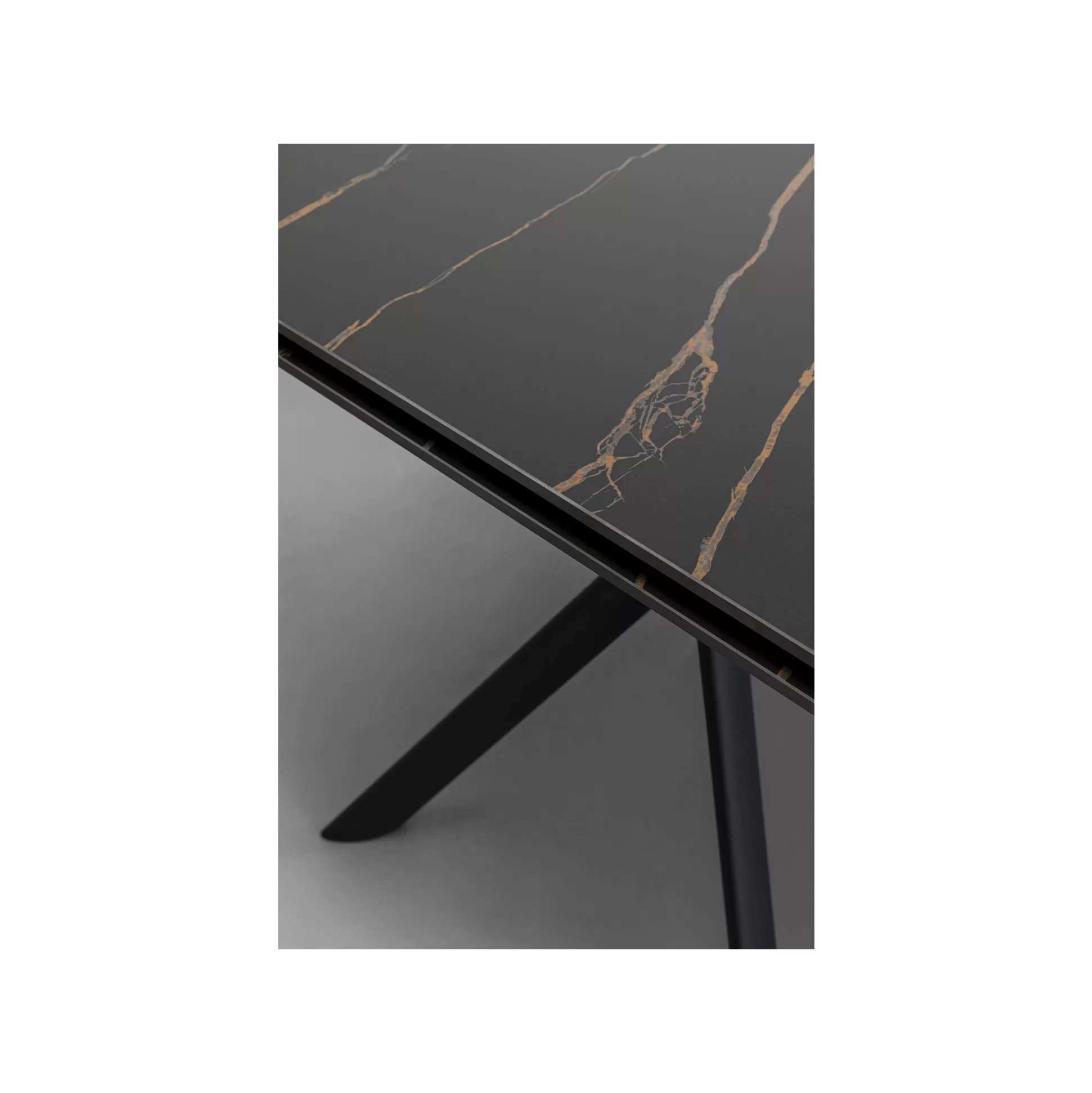 Table à Rallonges Xenia 200x80cm Noire ^KARE Design Hot