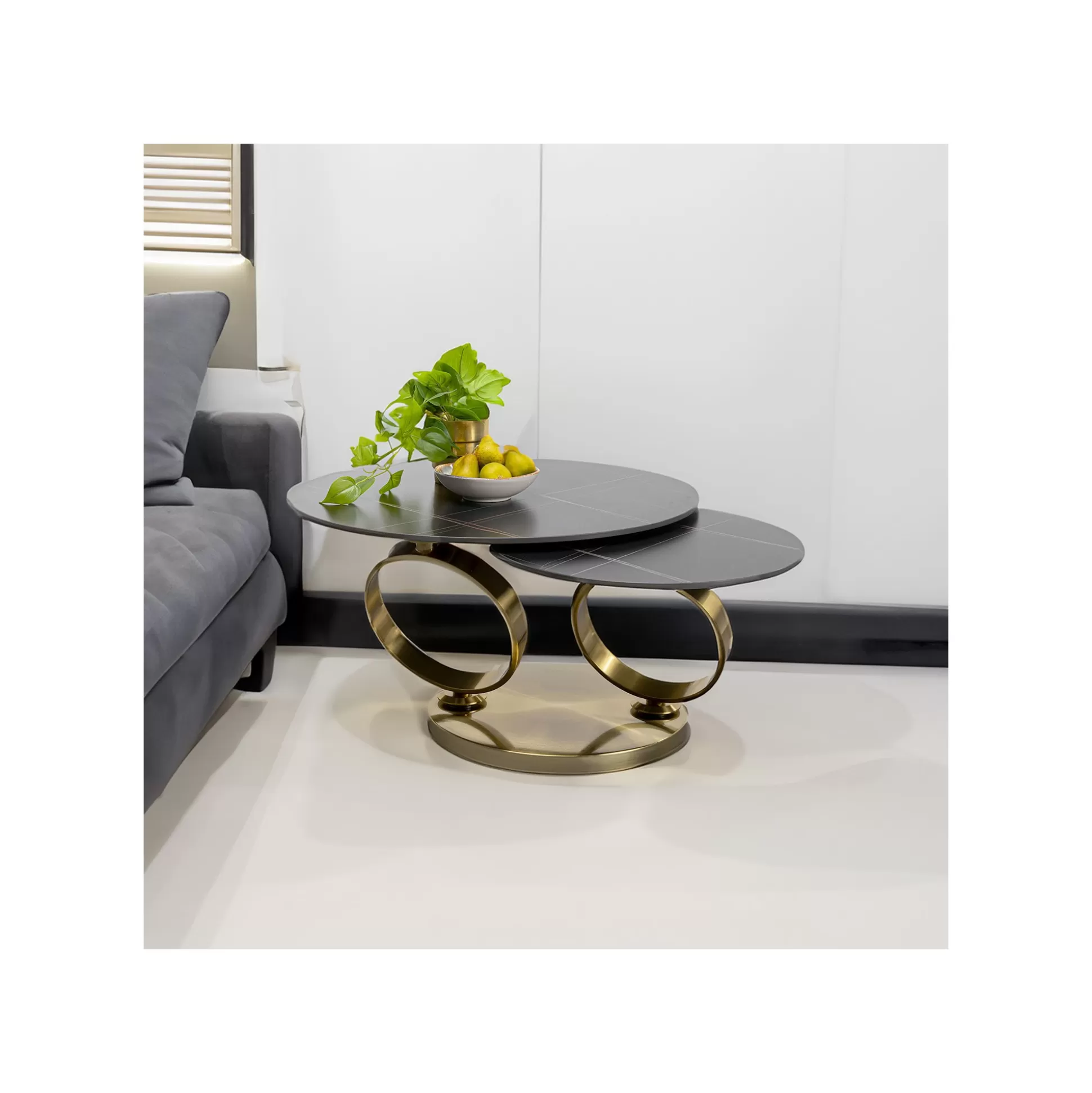 Table Basse Beverly Dorée ^KARE Design Shop