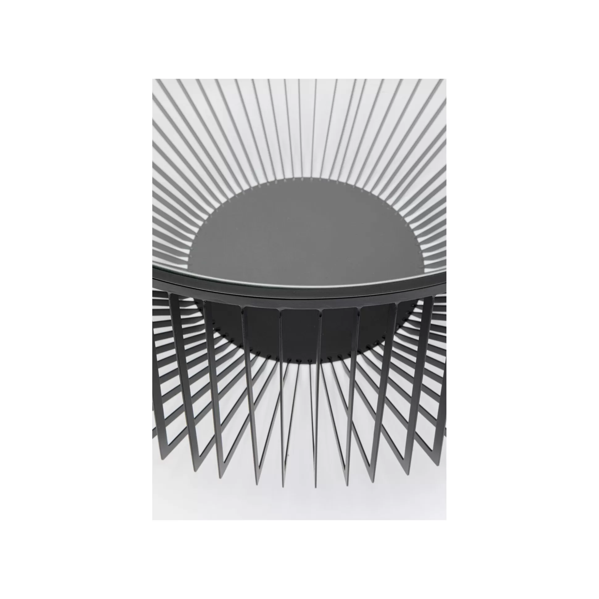 Table Basse Corinne 80cm Noire ^KARE Design Fashion