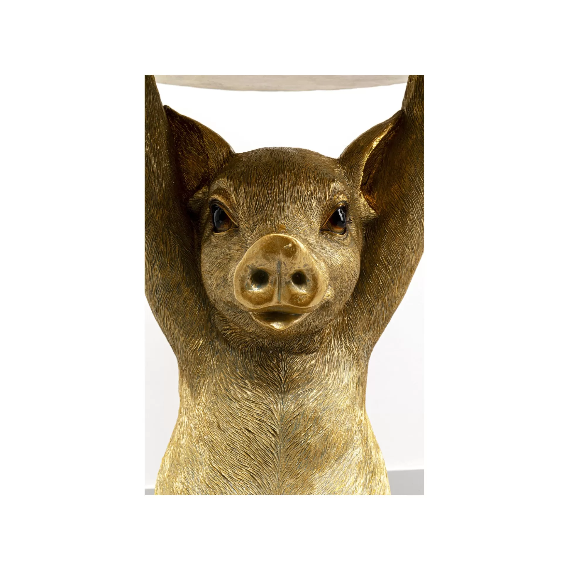 Table D'appoint Animal Cochon Doré ^KARE Design Best Sale