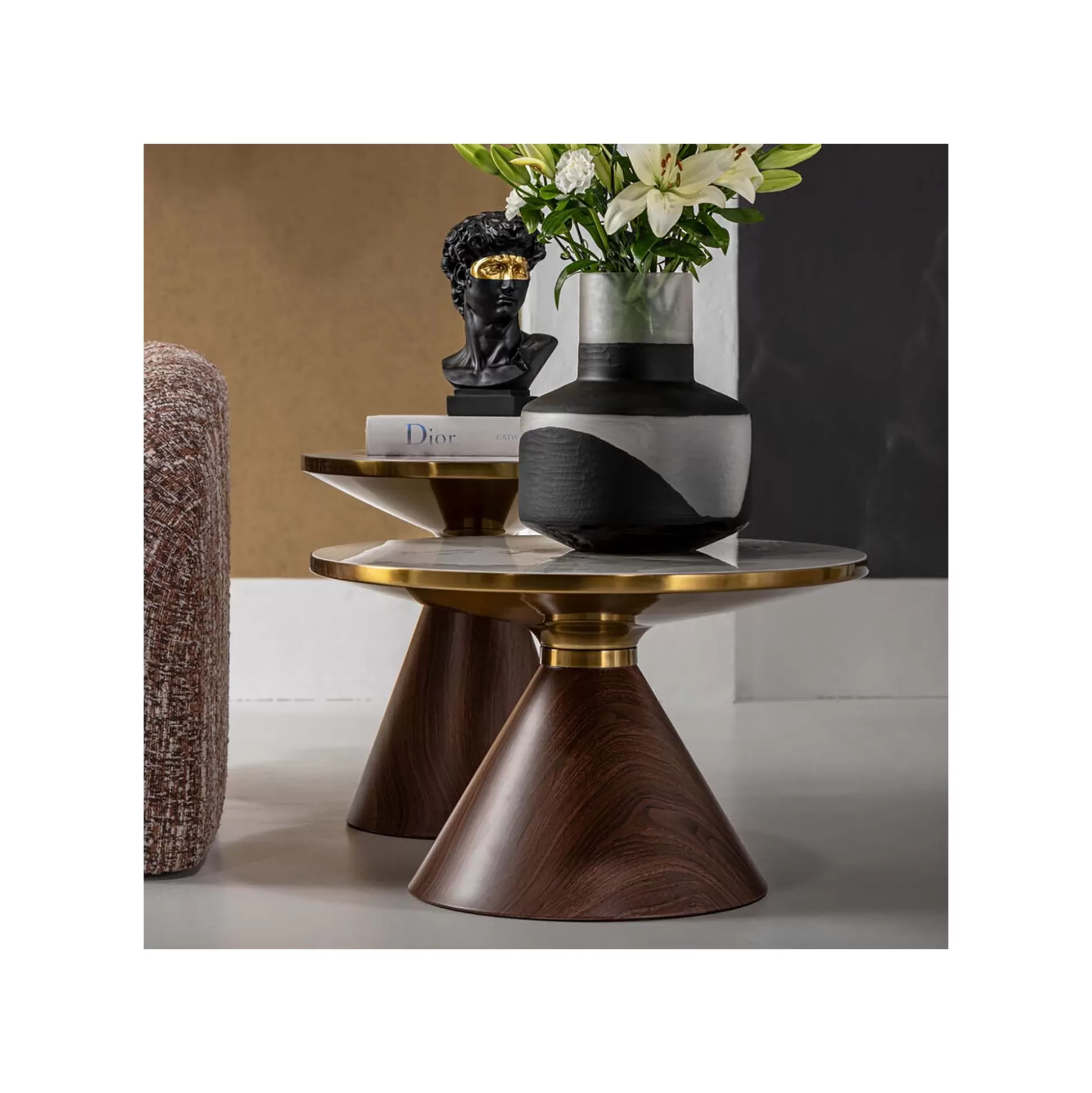 Table D'appoint Cono Céramique 50cm ^KARE Design Flash Sale