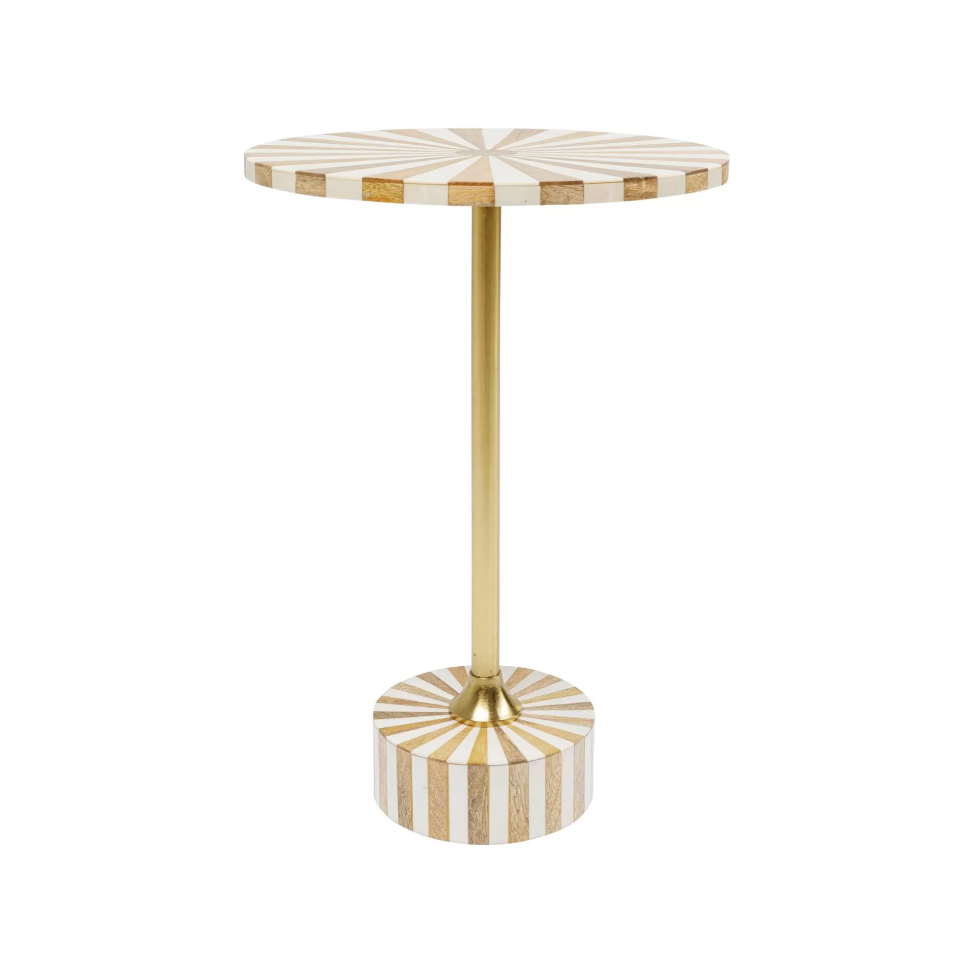 Table D'appoint Domero Cirque 40cm Blanche Et Dorée ^KARE Design Cheap