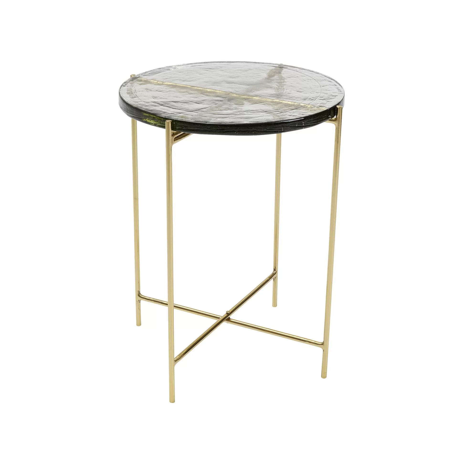 Table D'appoint Ice 40cm Pieds Dorés ^KARE Design Online