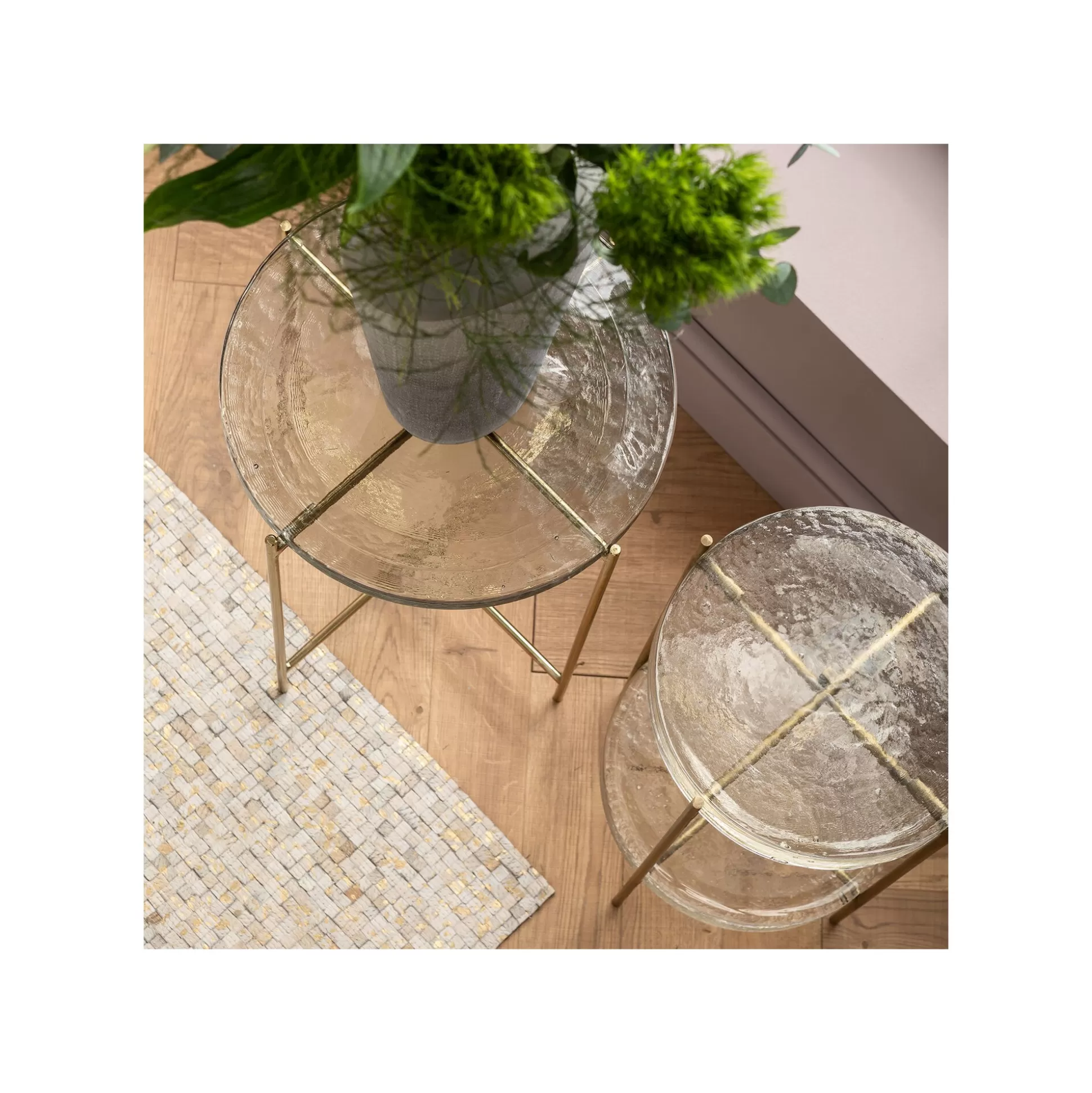 Table D'appoint Ice 40cm Pieds Dorés ^KARE Design Online