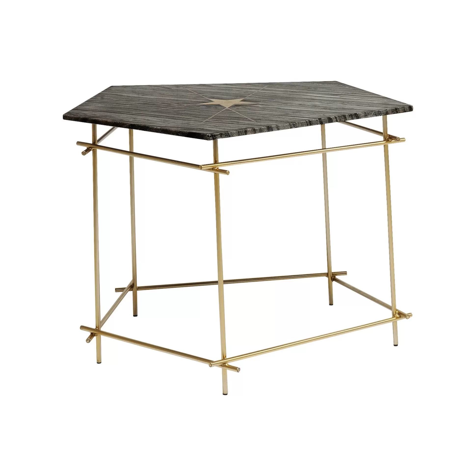 Table D'appoint Mystic Pentagon Grise 52cm ^KARE Design Cheap