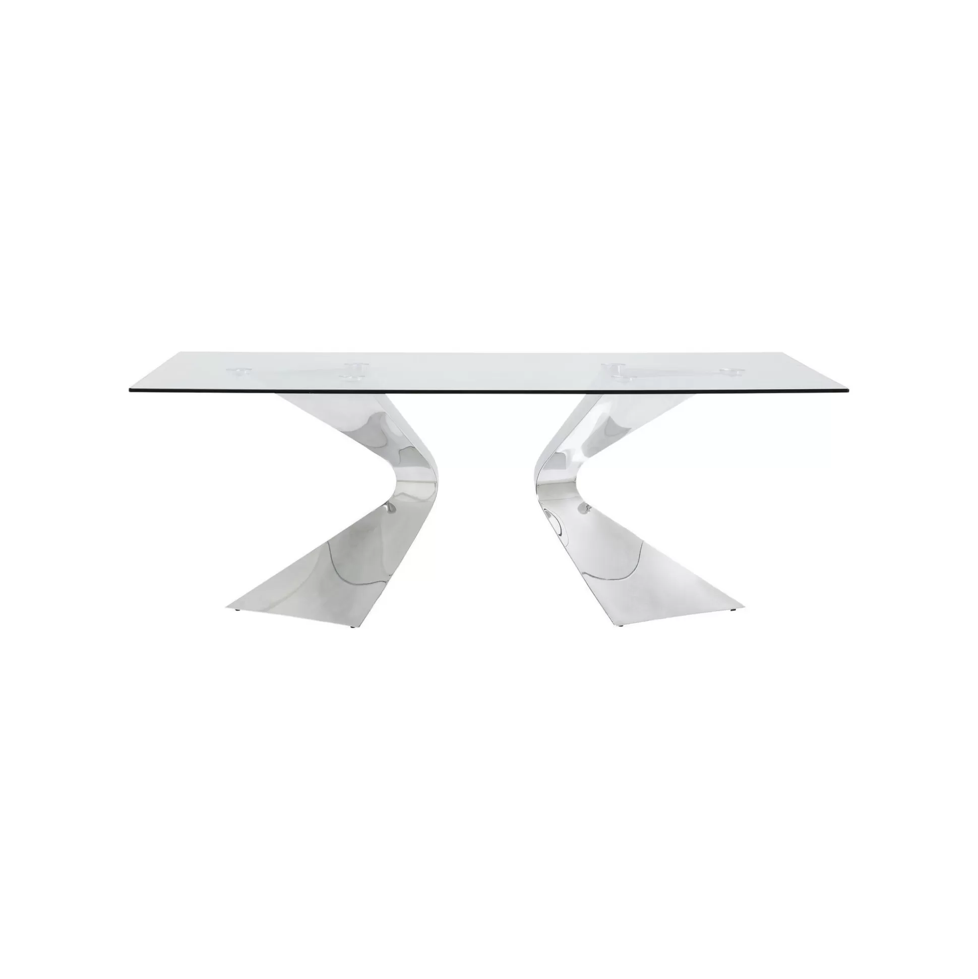 Table Gloria 200x100cm Chromée ^KARE Design Clearance