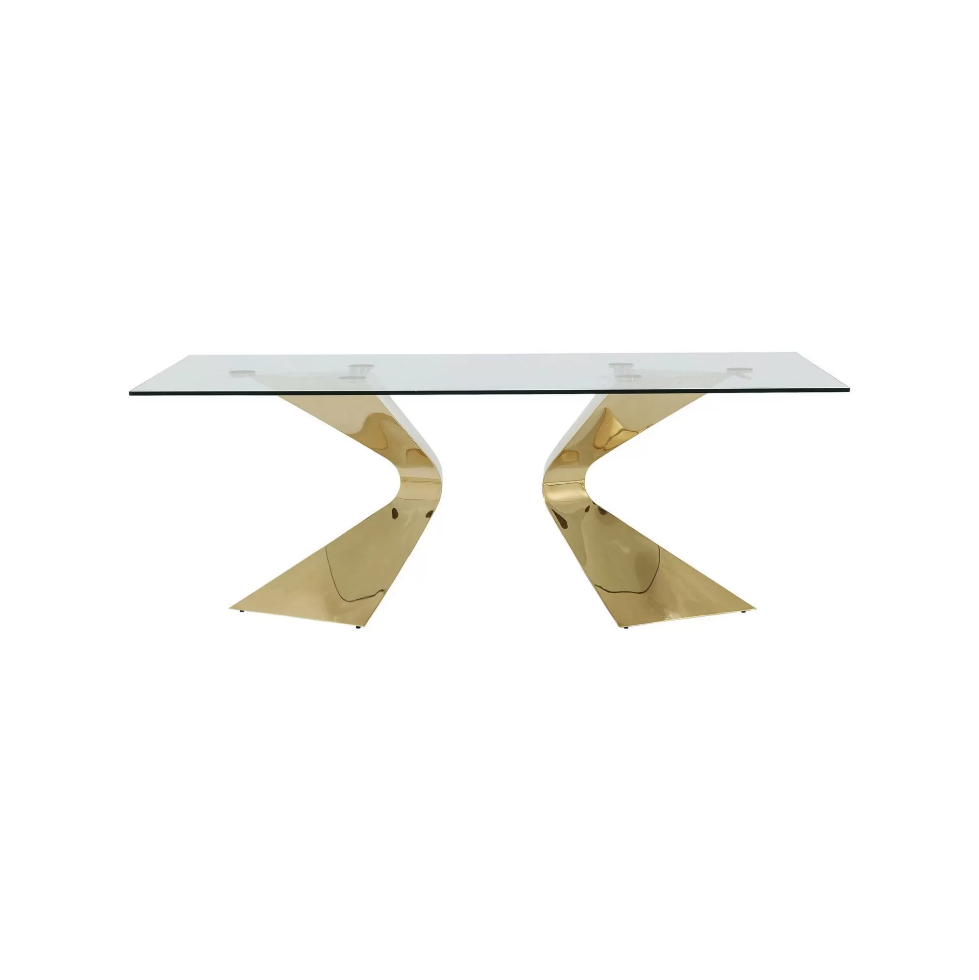 Table Gloria 200x100cm Dorée ^KARE Design Clearance