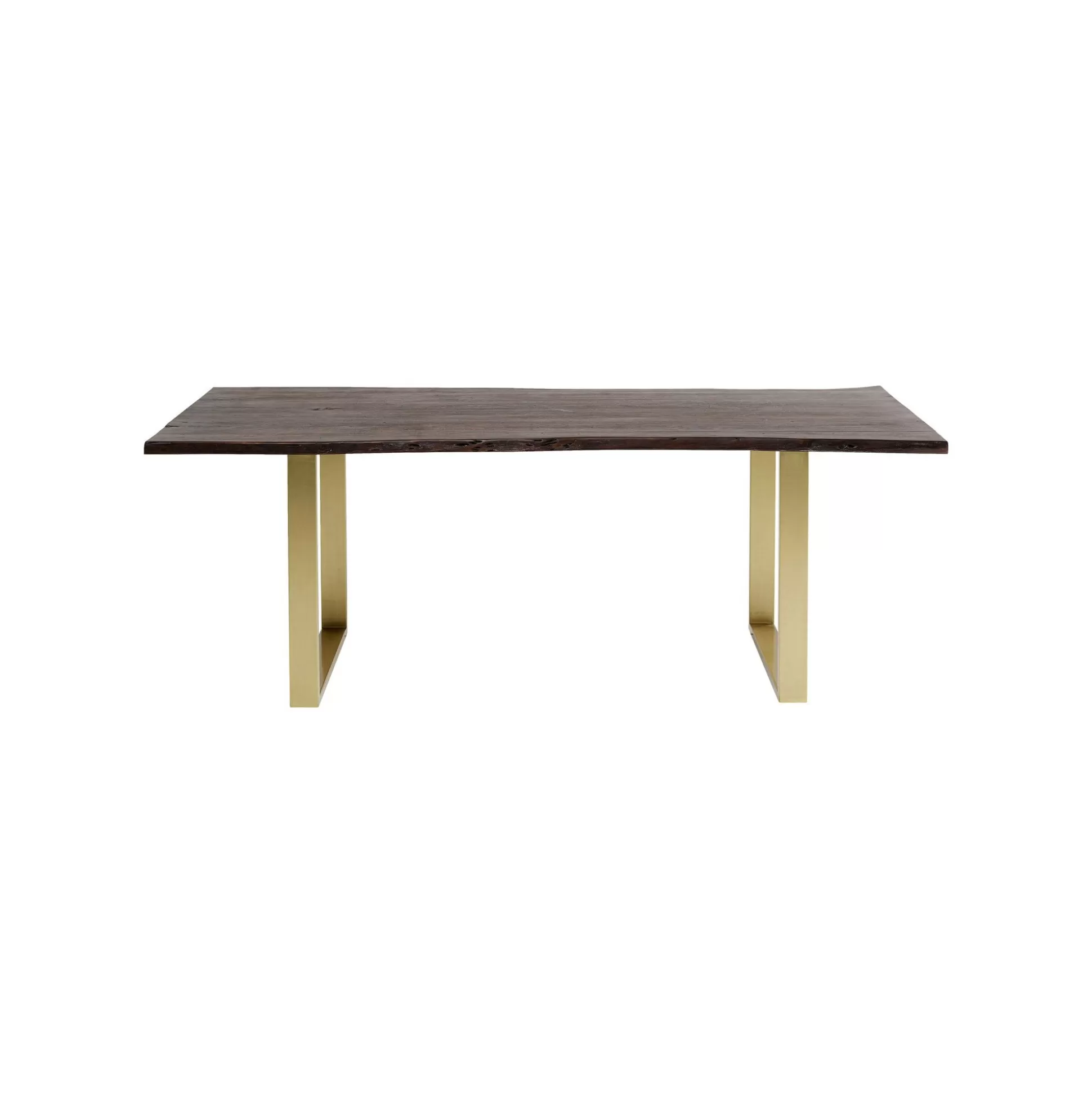 Table Harmony Noyer Laiton 160x80cm ^KARE Design Online