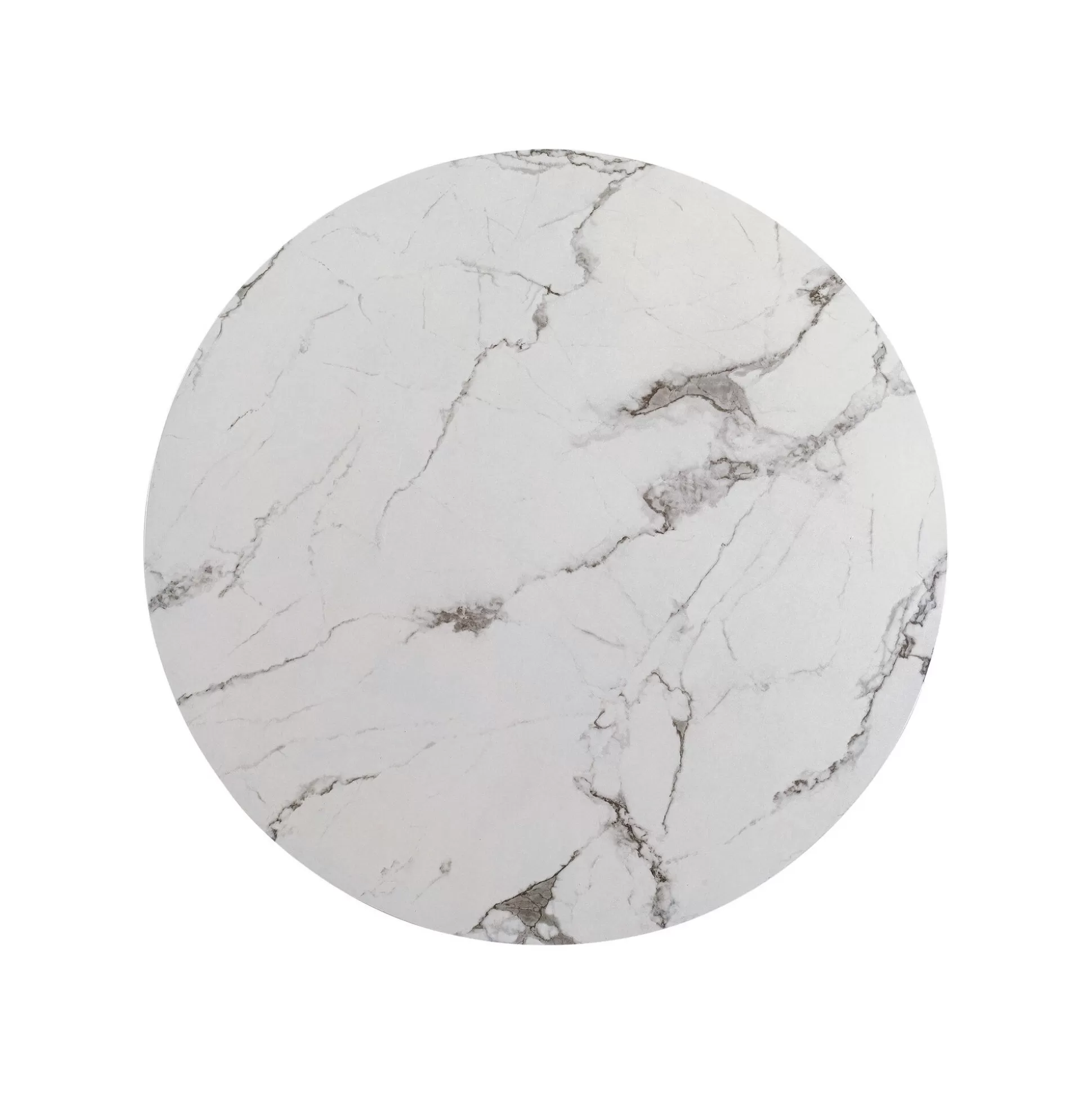 Table Schickeria 110cm Effet Marbre Blanc Et Noire ^KARE Design Shop