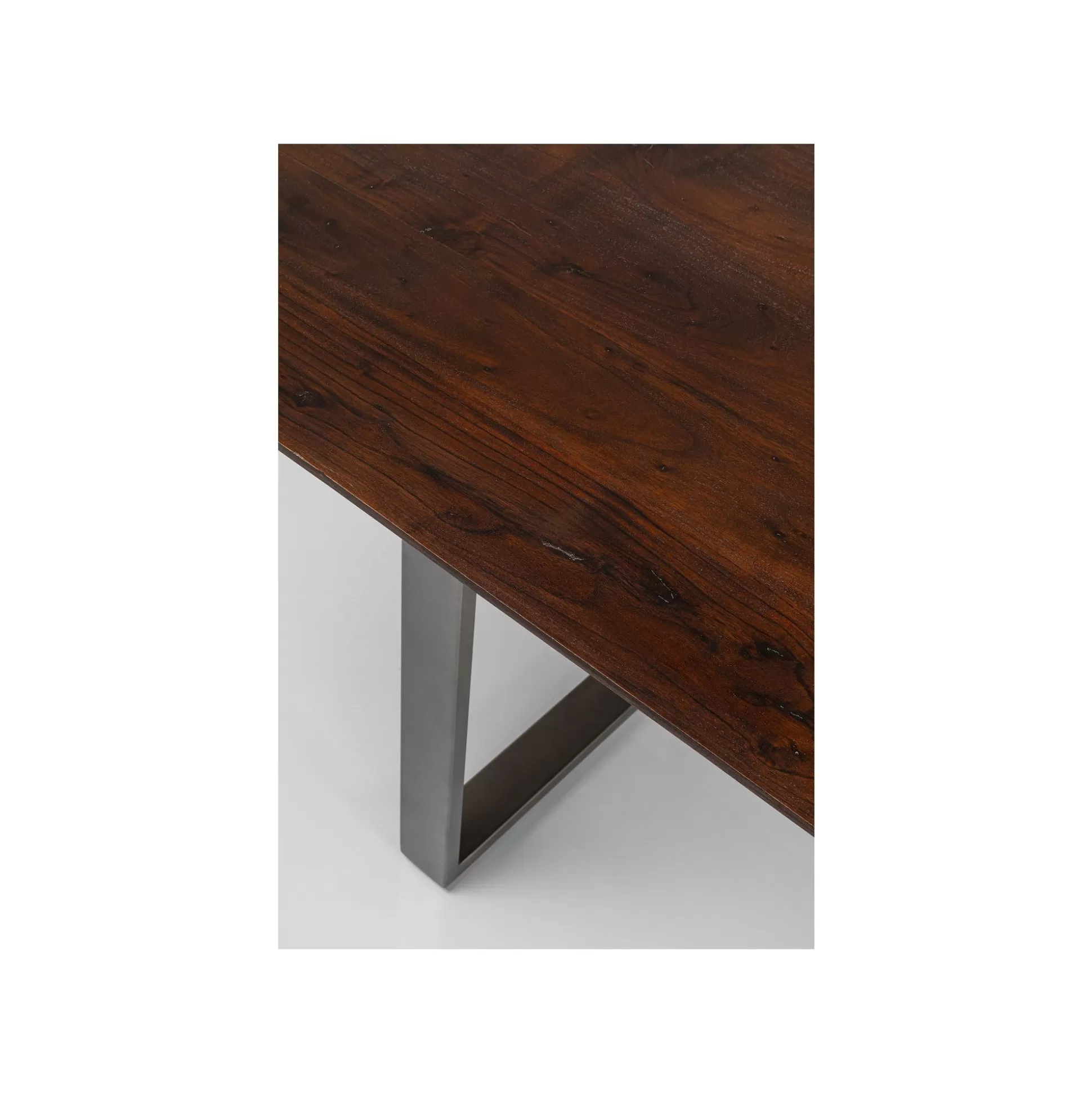 Table Symphony Noyer Acier 160x80cm ^KARE Design Cheap