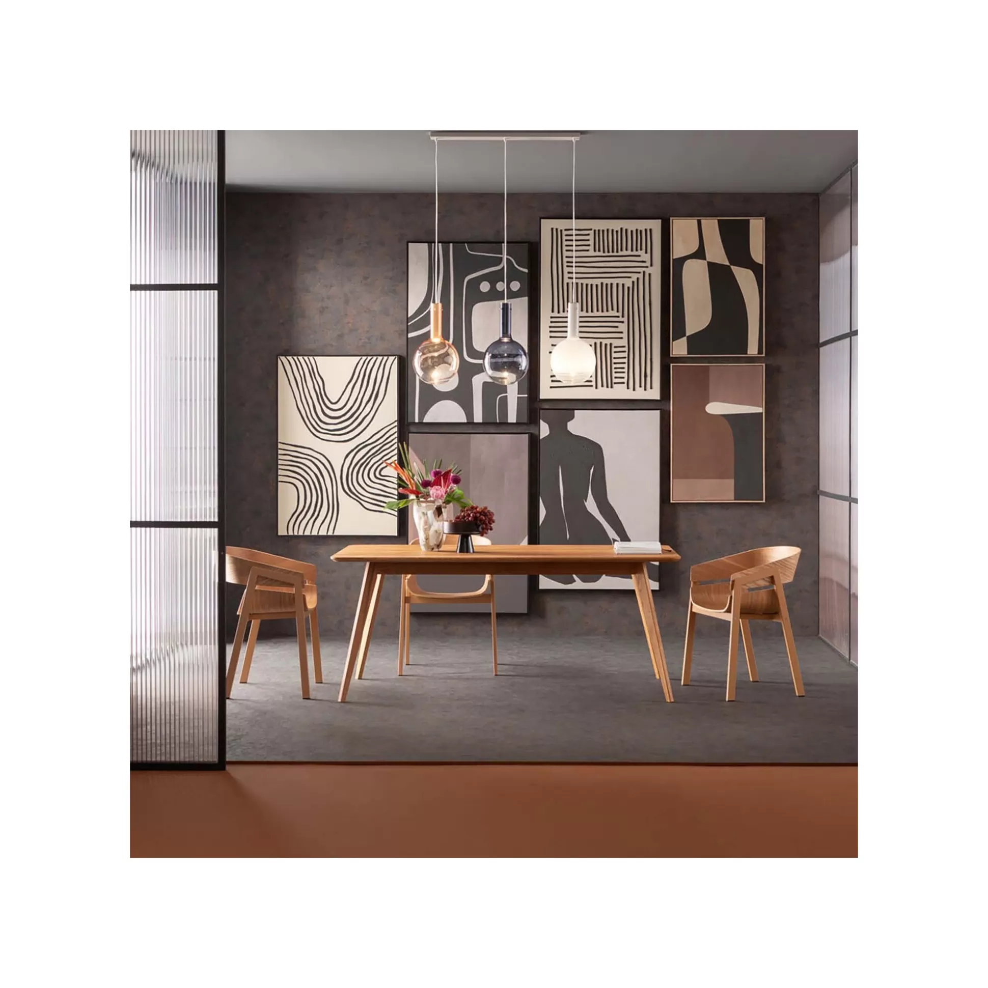 Tableau Classic Shape 63x93cm Marron ^KARE Design Best