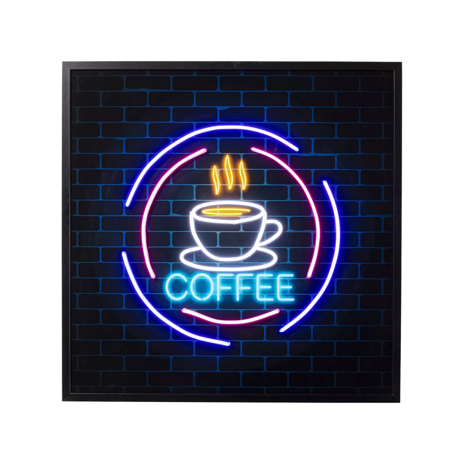 Tableau Coffee LED 3D 80x80cm ^KARE Design Fashion