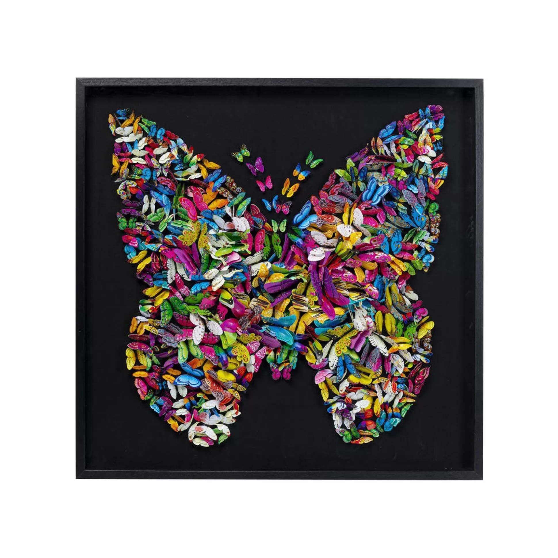 Tableau 3D Papillons 120x120cm ^KARE Design Sale