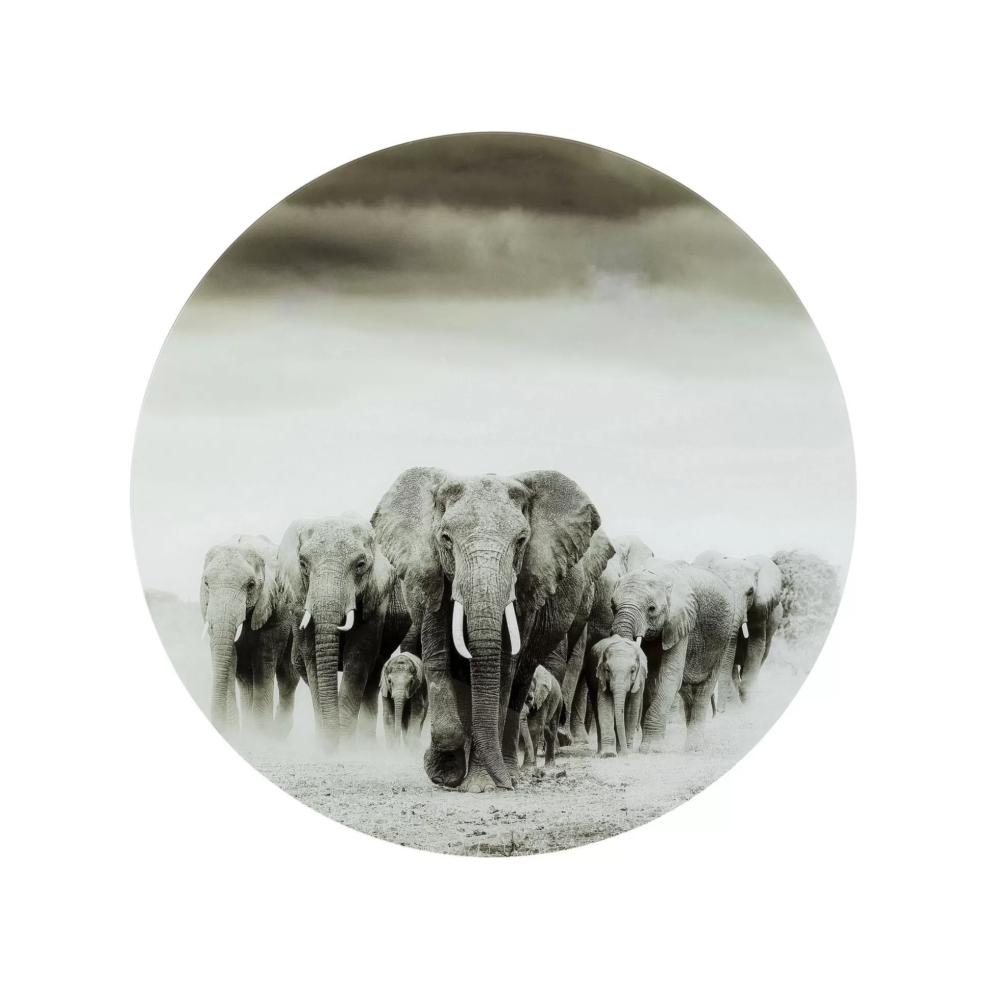 Tableau En Verre Marche Des éléphants 120cm ^KARE Design Flash Sale