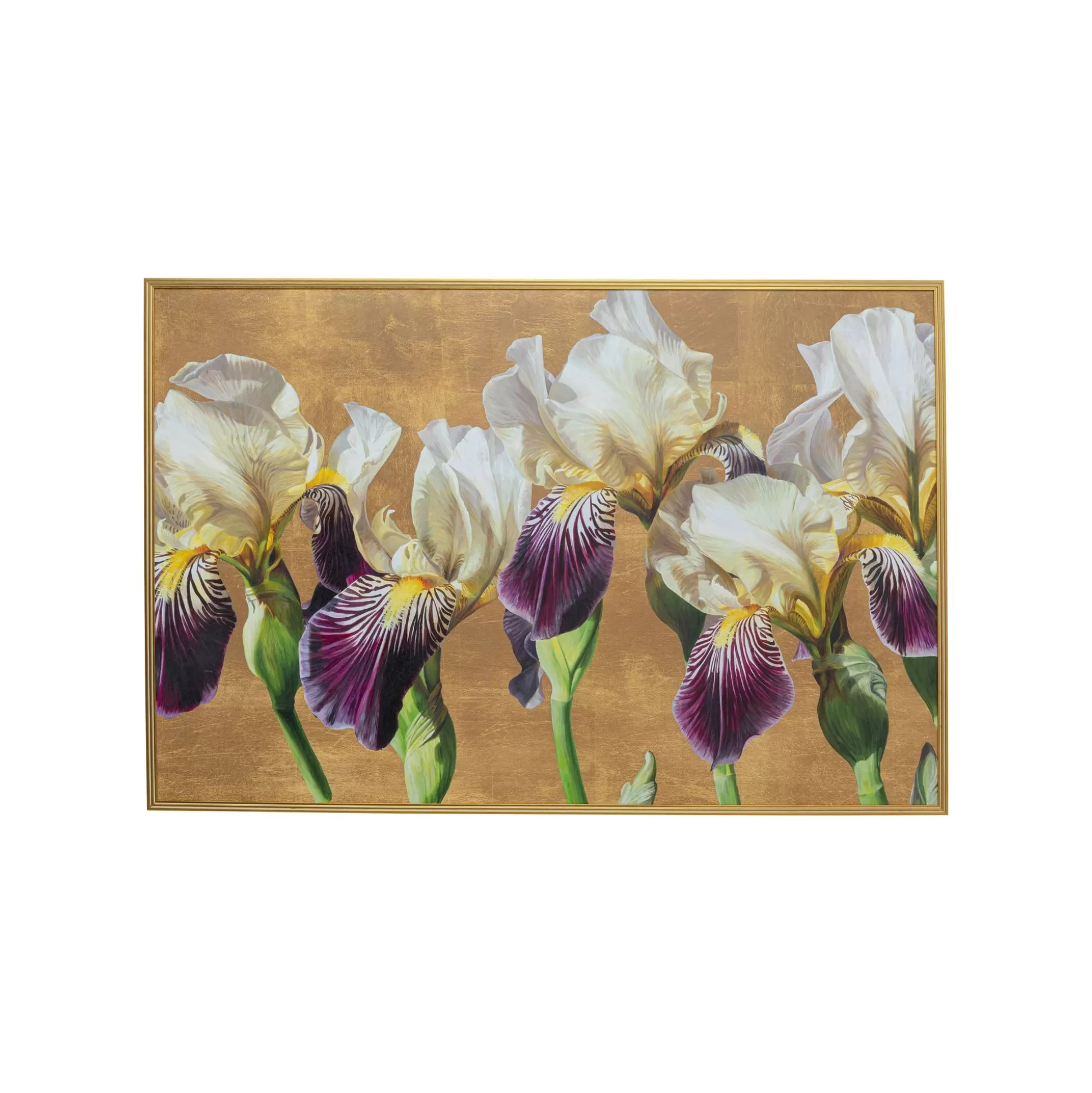 Tableau Fleurs Iris 150x100cm ^KARE Design New