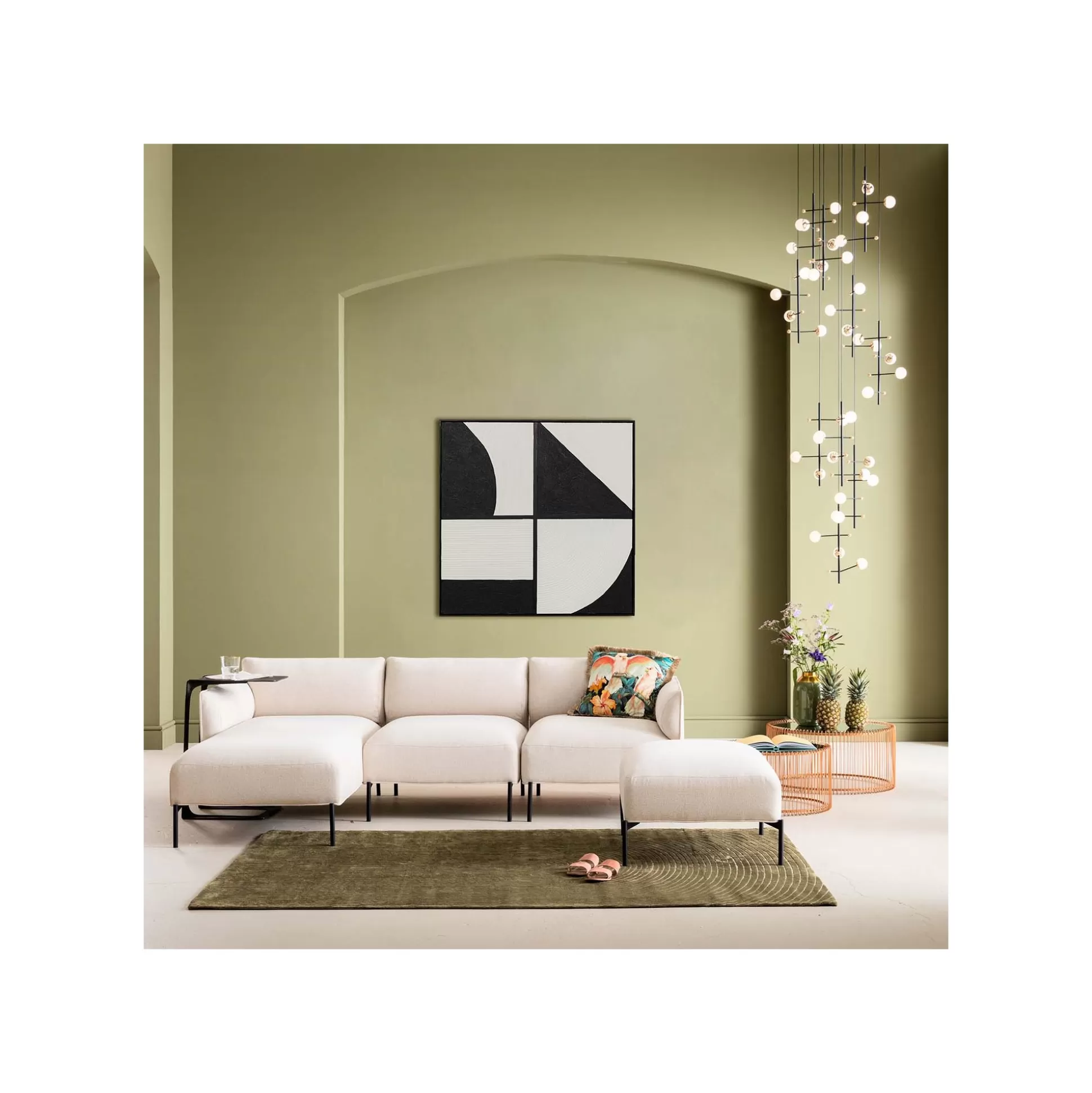 Tableau Frame Modulo Noir Et Blanc 100x100cm ^KARE Design Cheap