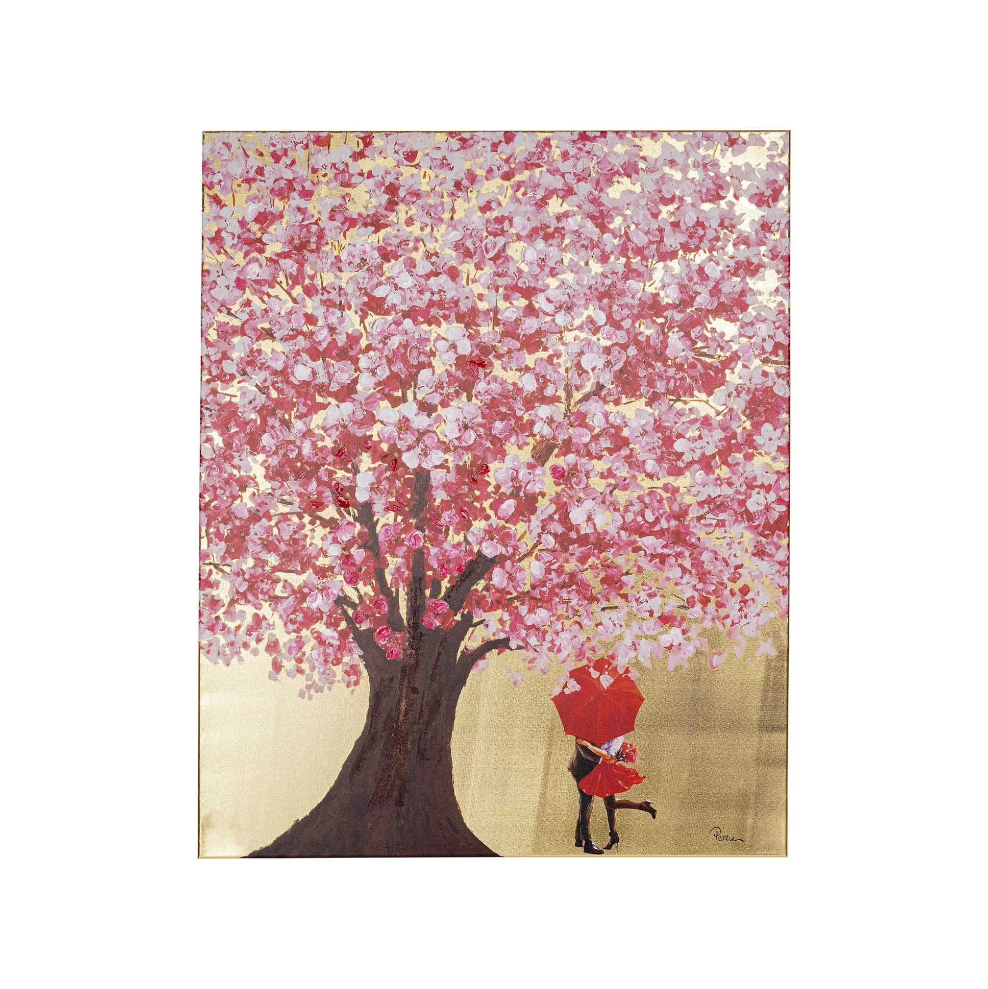 Tableau Touched Fleurs Couple 80x100cm ^KARE Design Flash Sale