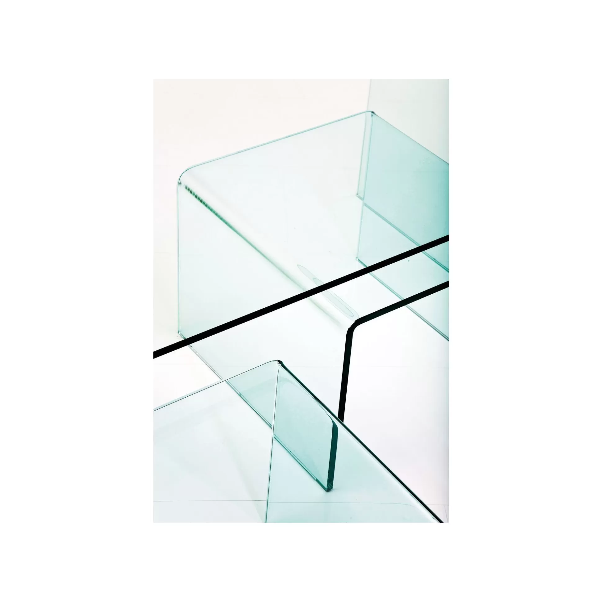 Tables Basses Visible Clear Set De 3 ^KARE Design Store