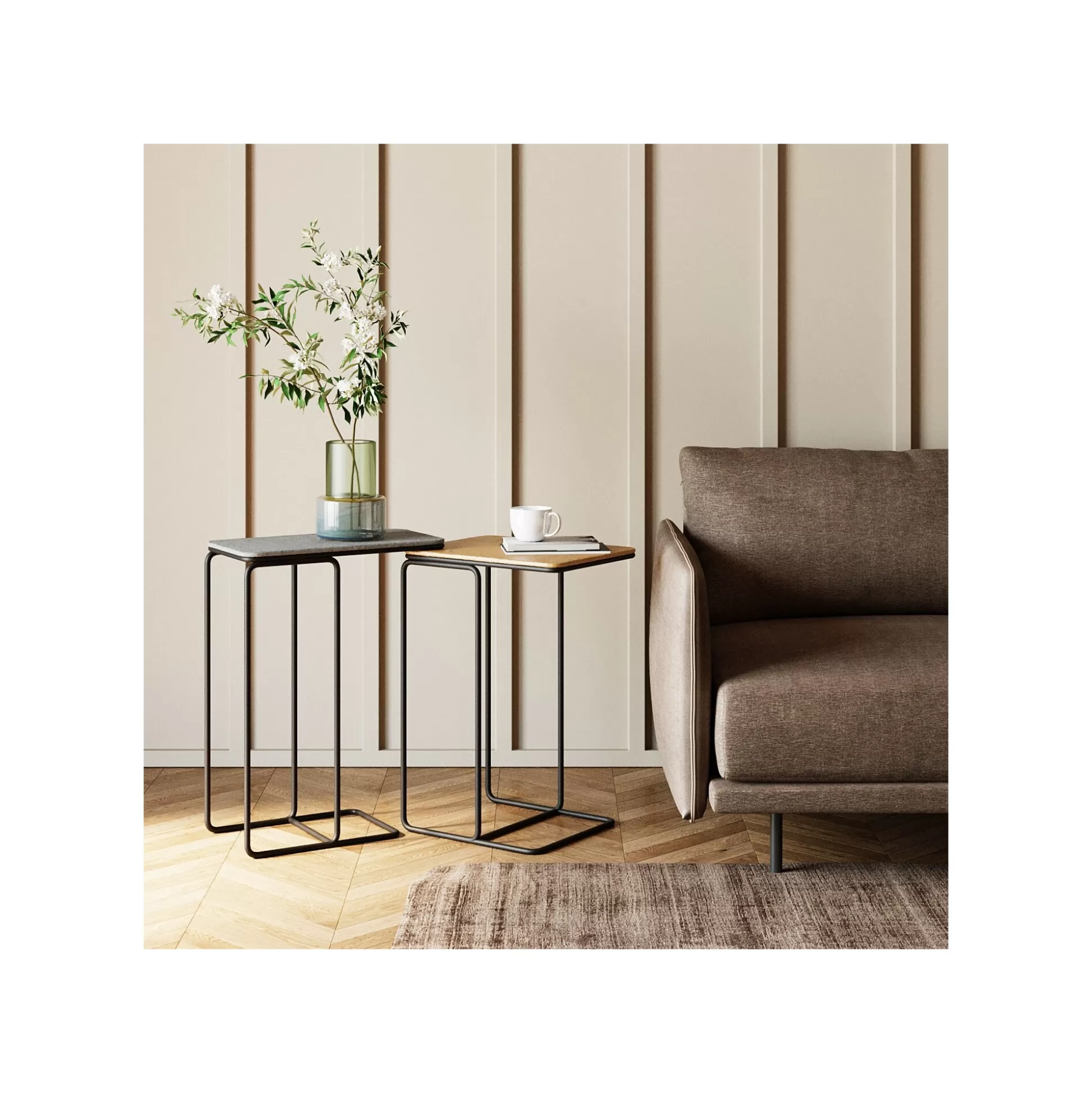 Tables D'appoint Diego Set De 2 ^KARE Design New