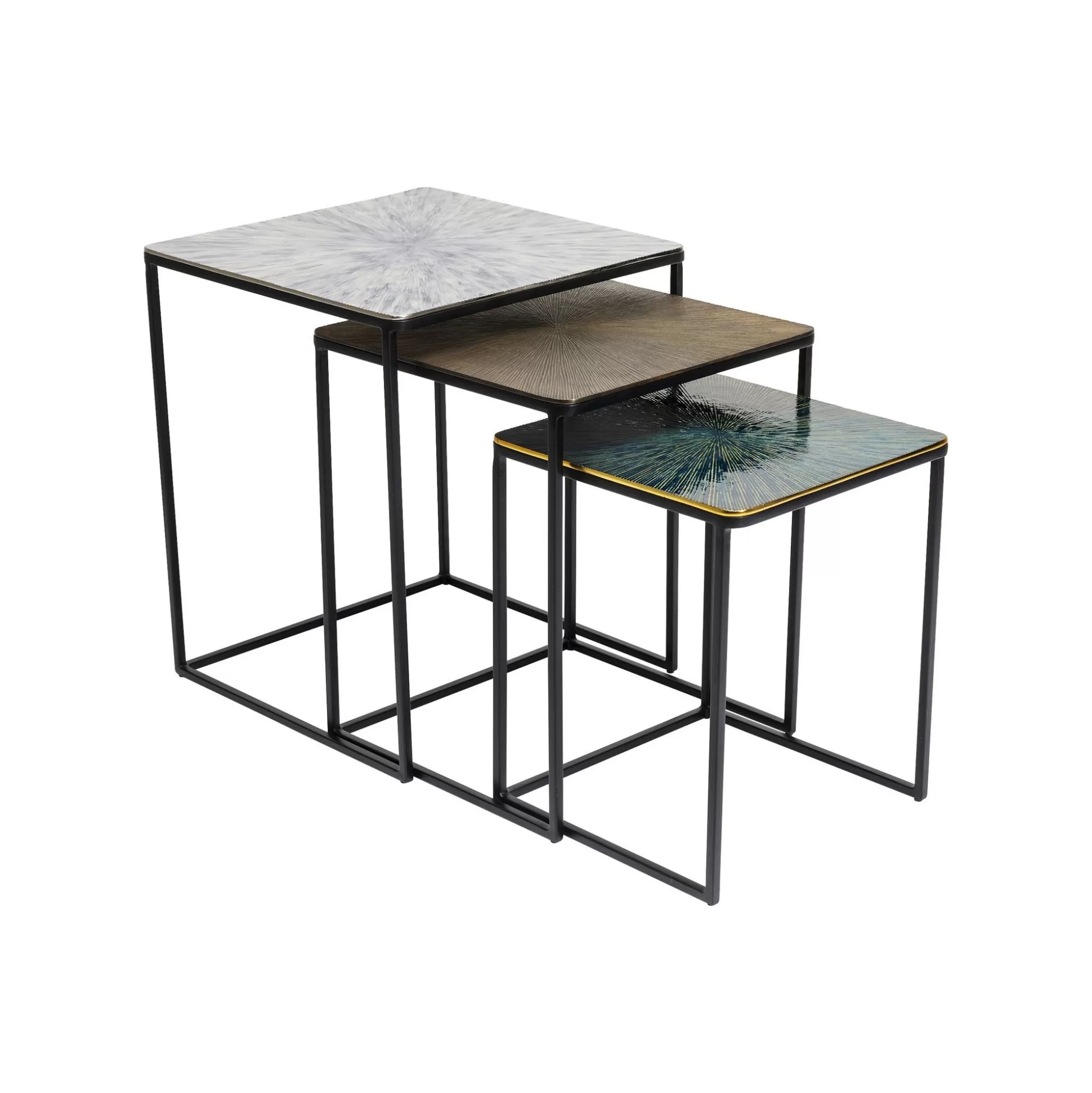 Tables D'appoint Ray Carrées Set De 3 ^KARE Design Hot